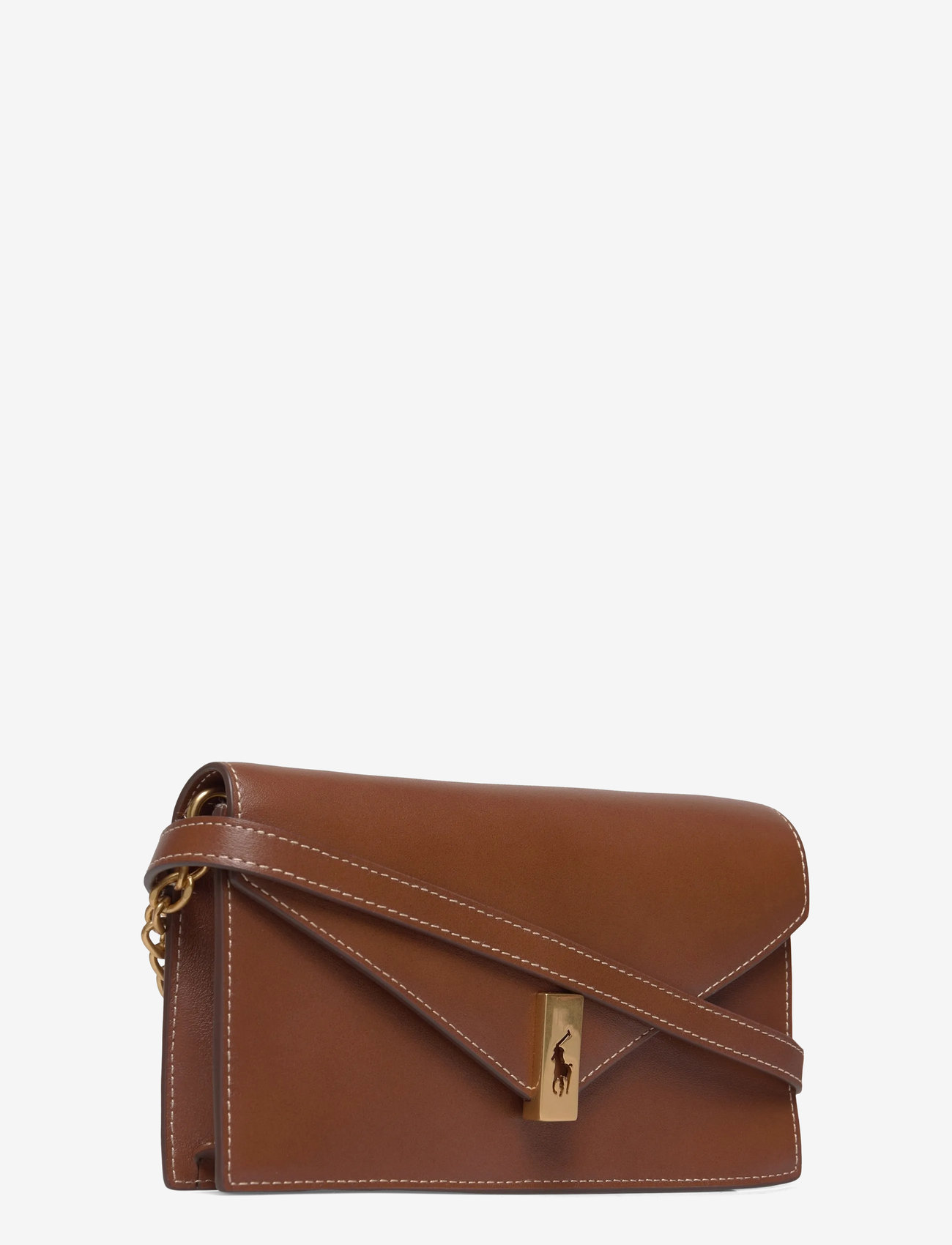 Polo Ralph Lauren - Polo ID Leather Chain Wallet & Bag - crossbody bags - cuoio - 2