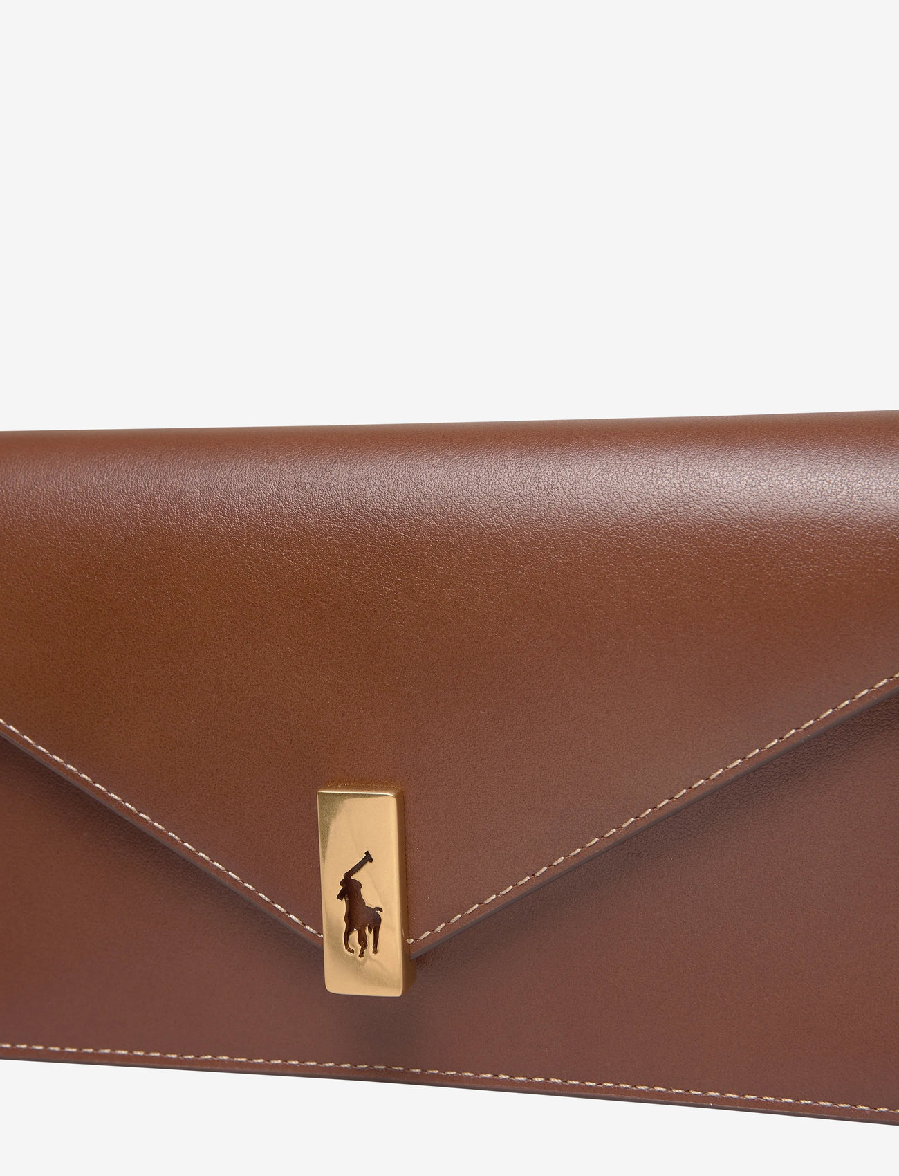 Polo Ralph Lauren - Polo ID Leather Chain Wallet & Bag - crossbody bags - cuoio - 3