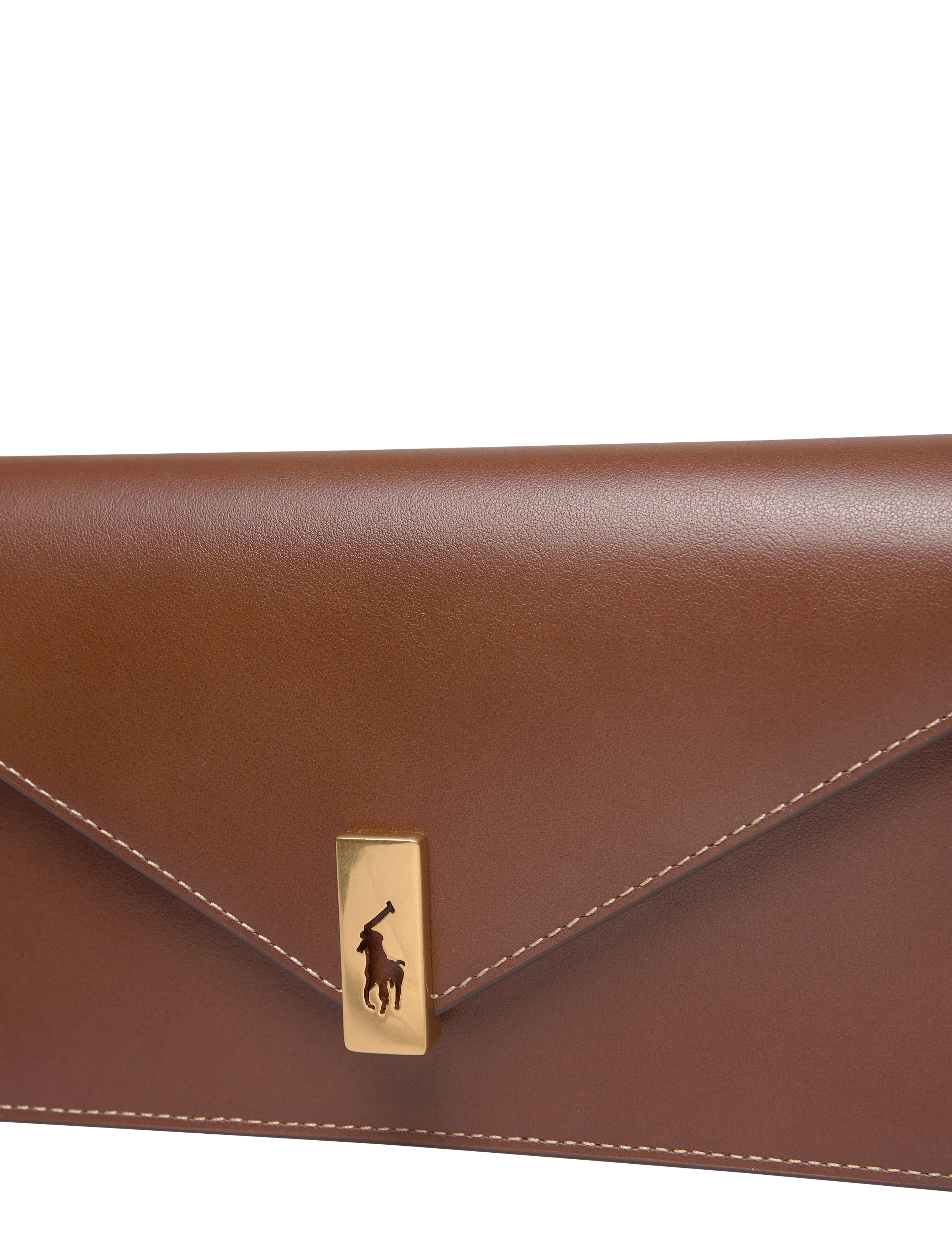 Polo Ralph Lauren - Polo ID Leather Chain Wallet & Bag - cuoio - 3