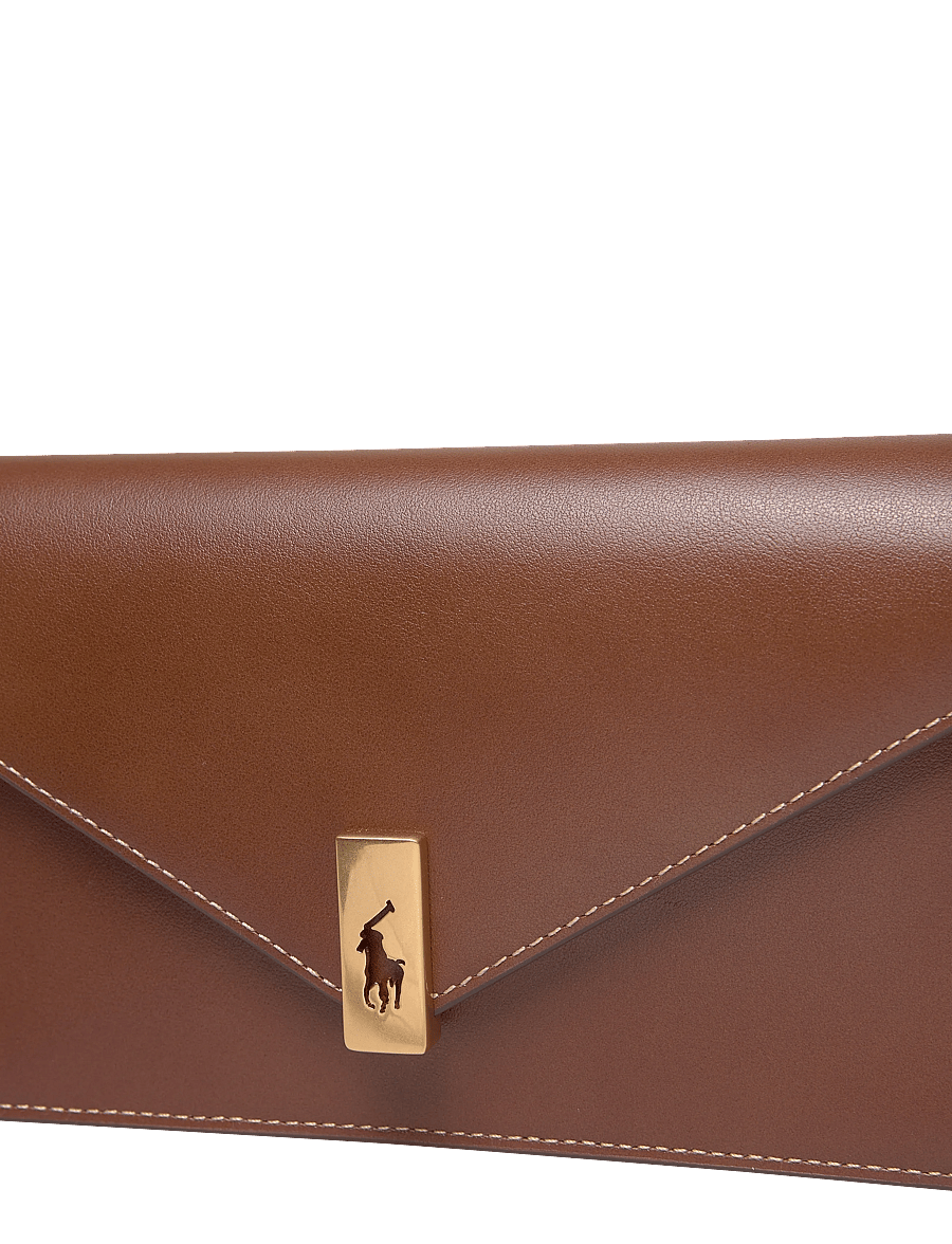 Polo Ralph Lauren - Polo ID Leather Chain Wallet & Bag - cuoio - 3