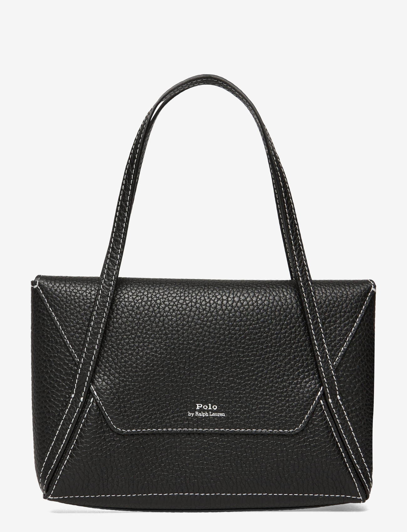 Polo Ralph Lauren - Polo Play Leather Mini Envelope Bag - speciella tillfällen - black - 1