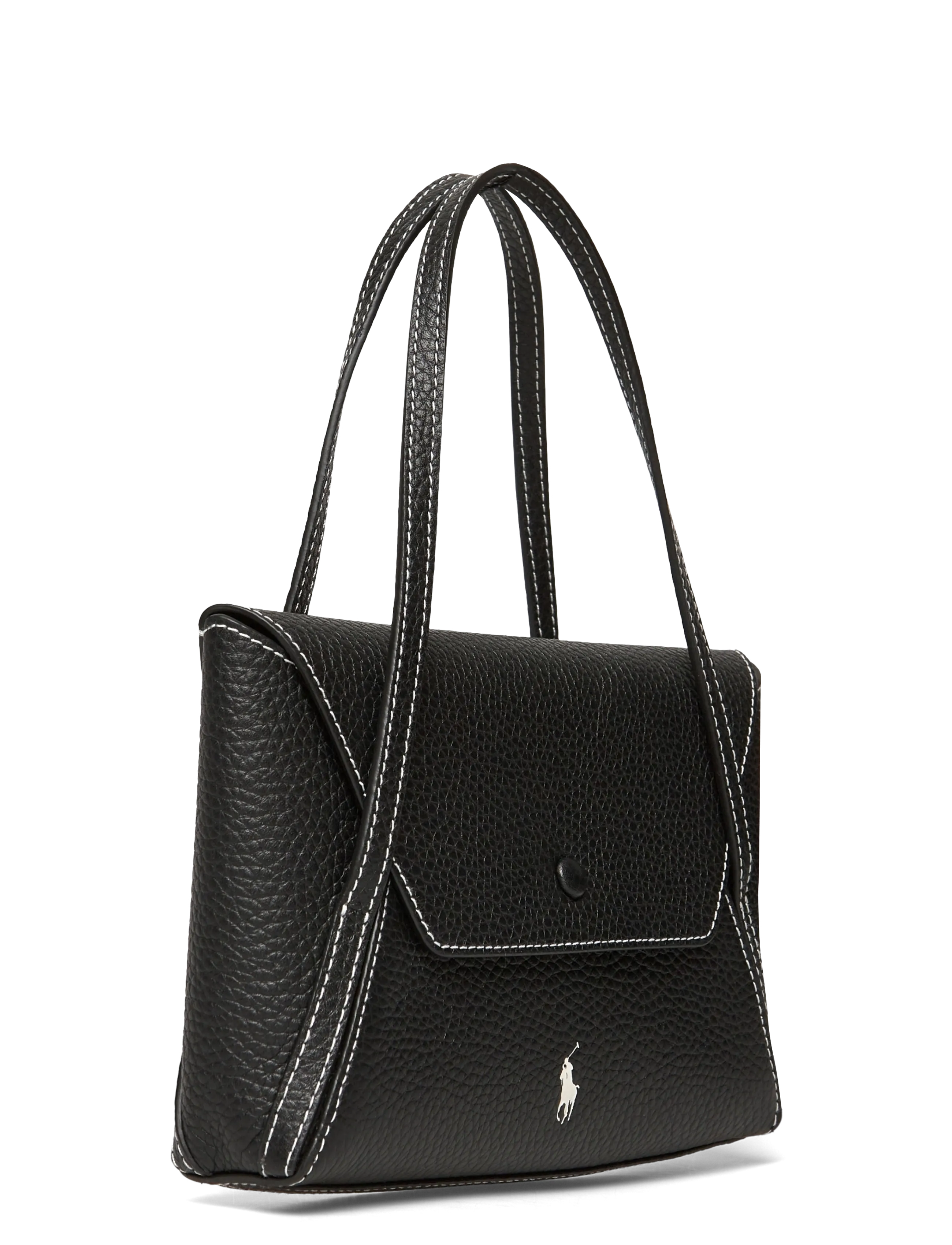 Polo Ralph Lauren - Polo Play Leather Mini Envelope Bag - sacs a main - black - 2
