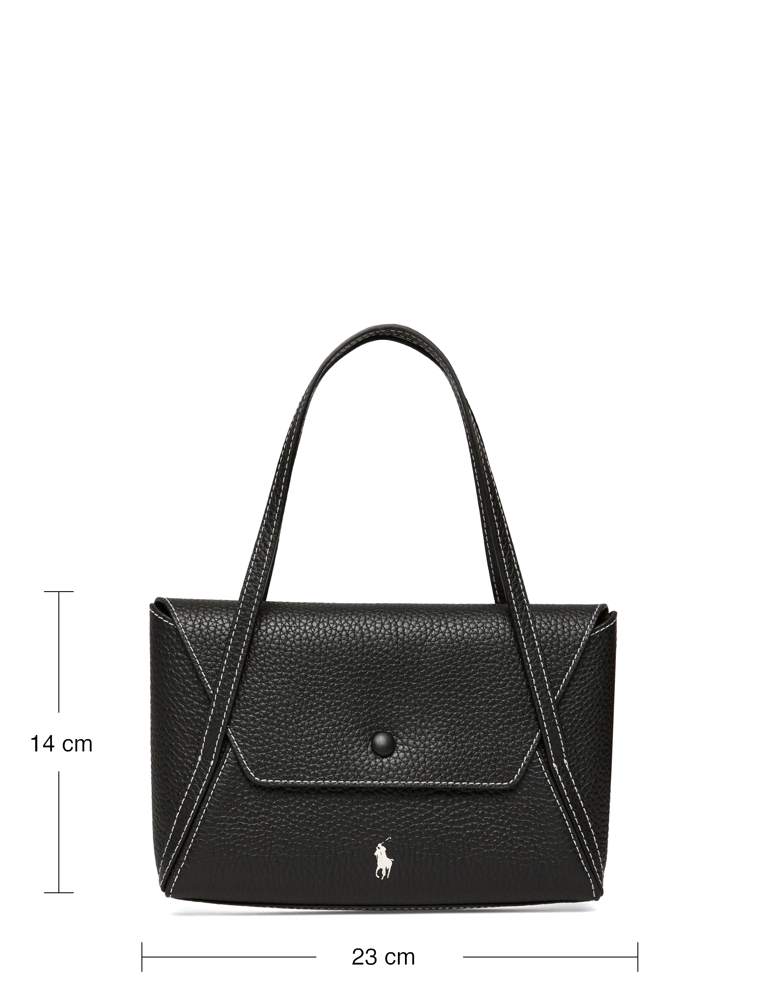 Polo Ralph Lauren - Polo Play Leather Mini Envelope Bag - sacs a main - black - 3