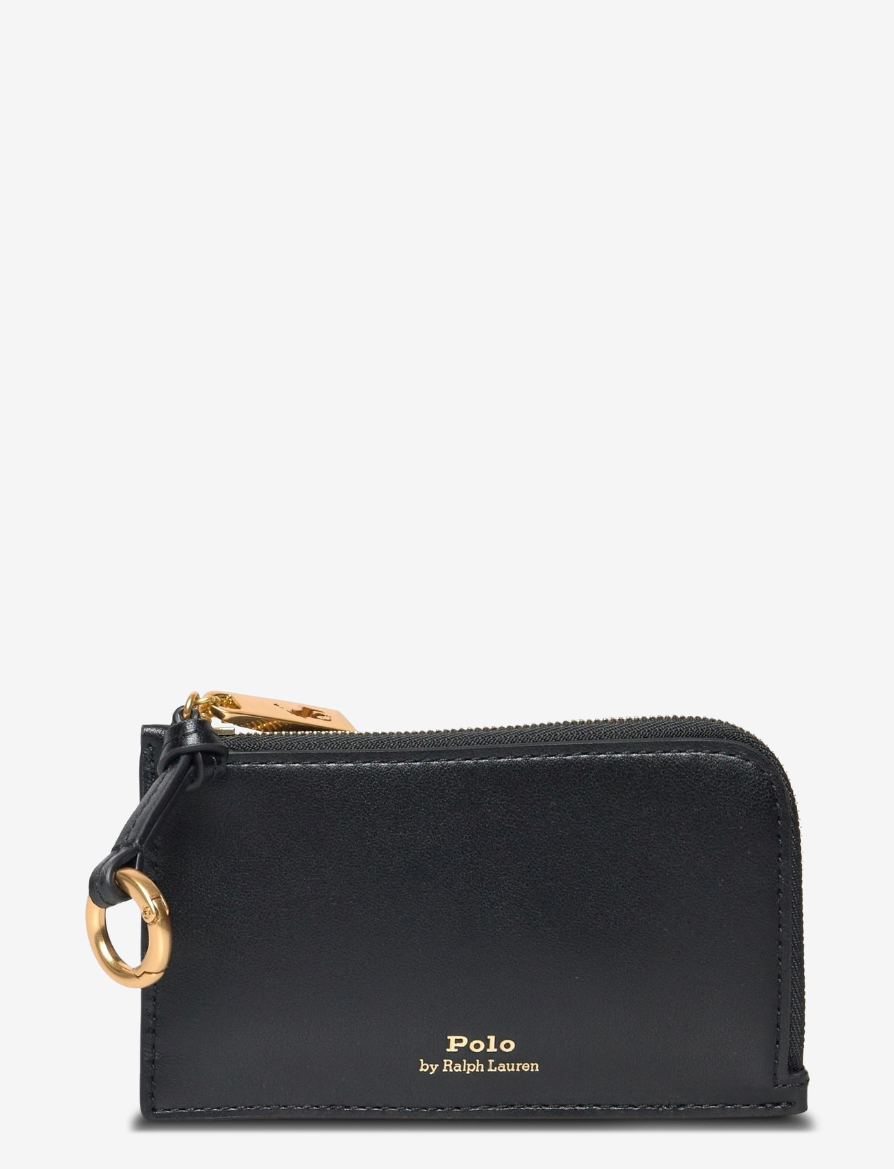 Polo Ralph Lauren - Polo ID Leather Zip Card Case - portemonnaies - black - 0