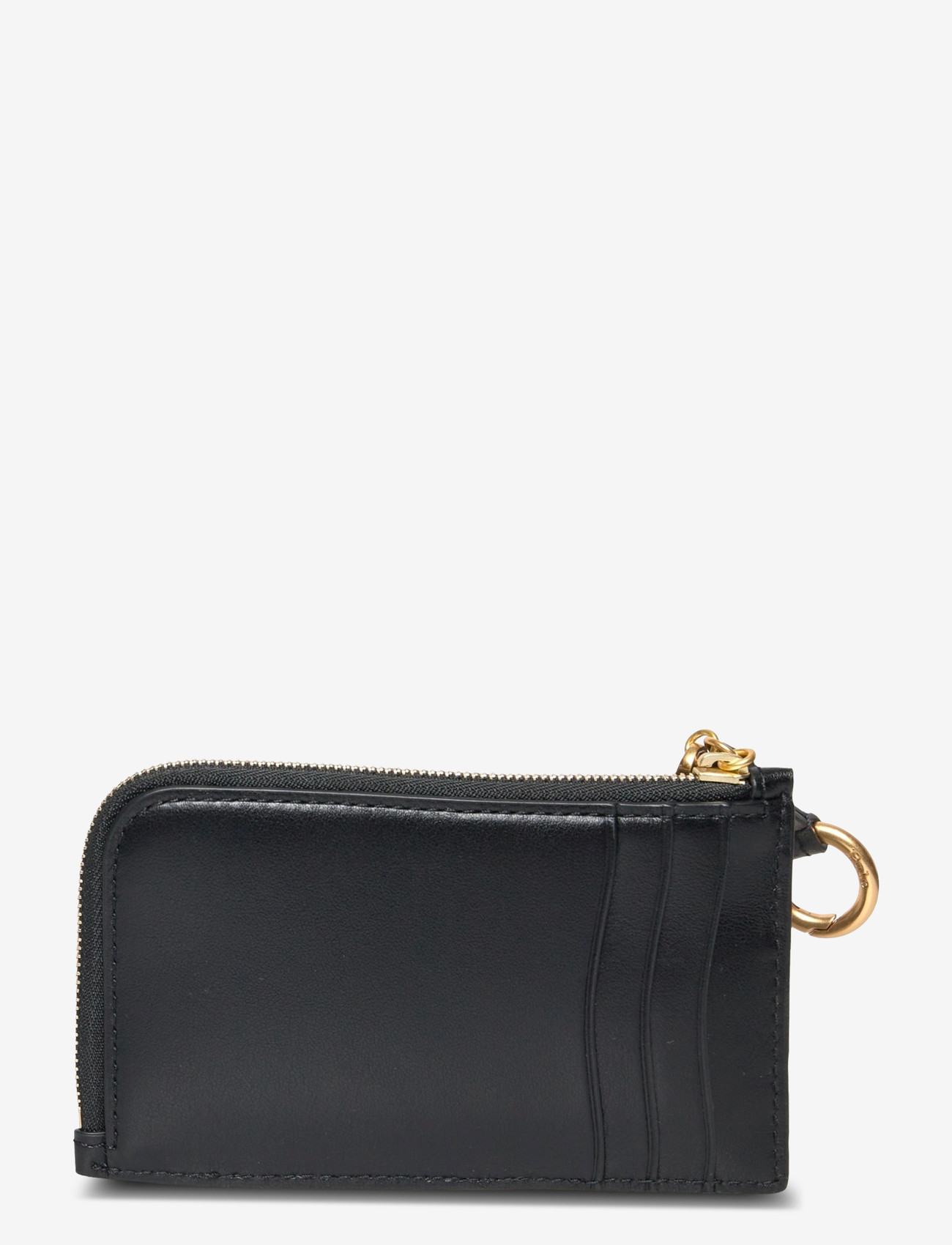 Polo Ralph Lauren - Polo ID Leather Zip Card Case - portemonnaies - black - 1