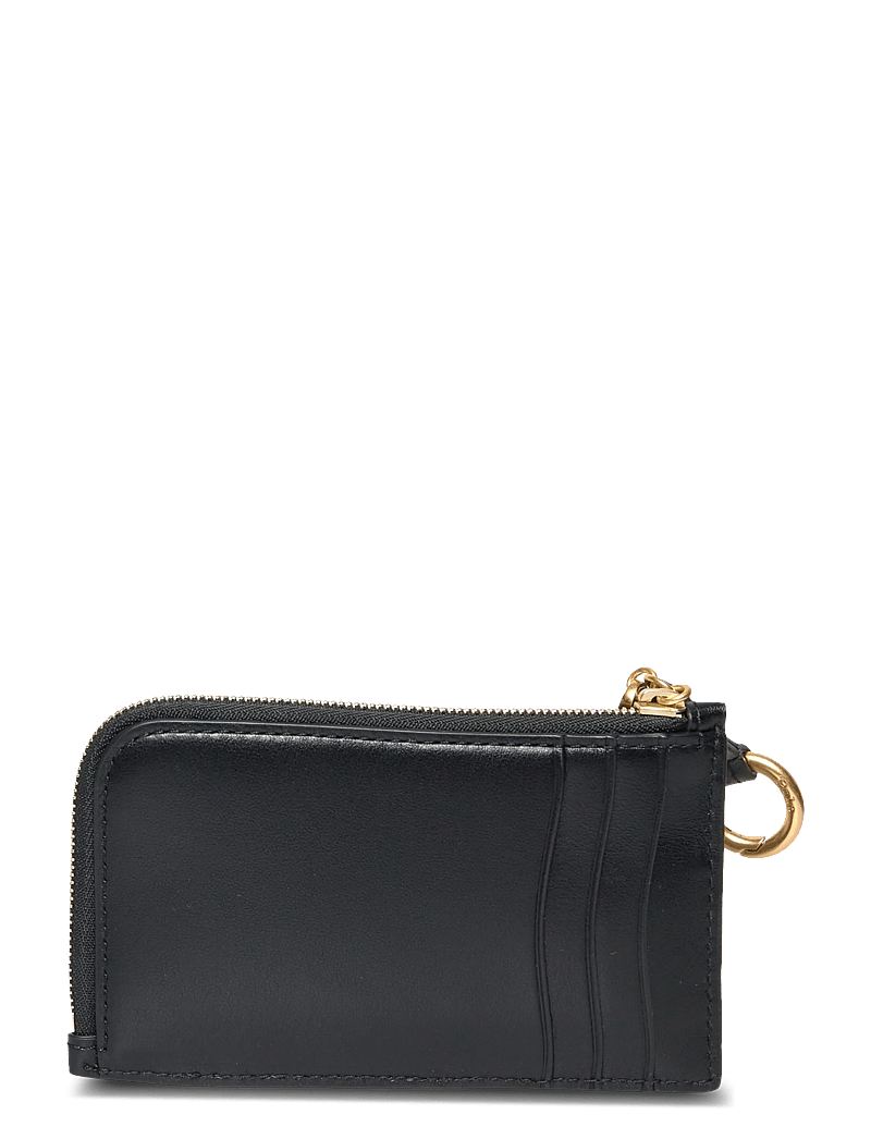Polo Ralph Lauren - Polo ID Leather Zip Card Case - portemonnaies - black - 1
