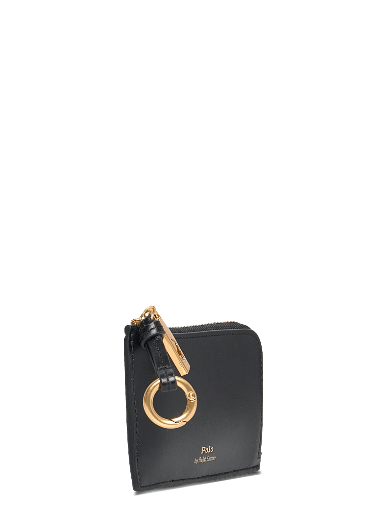 Polo Ralph Lauren - Polo ID Leather Zip Card Case - portemonnaies - black - 2