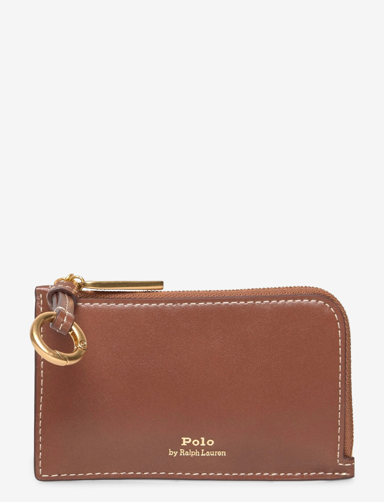 Polo Ralph Lauren - Polo ID Leather Zip Card Case - käekotid - cuoio - 0