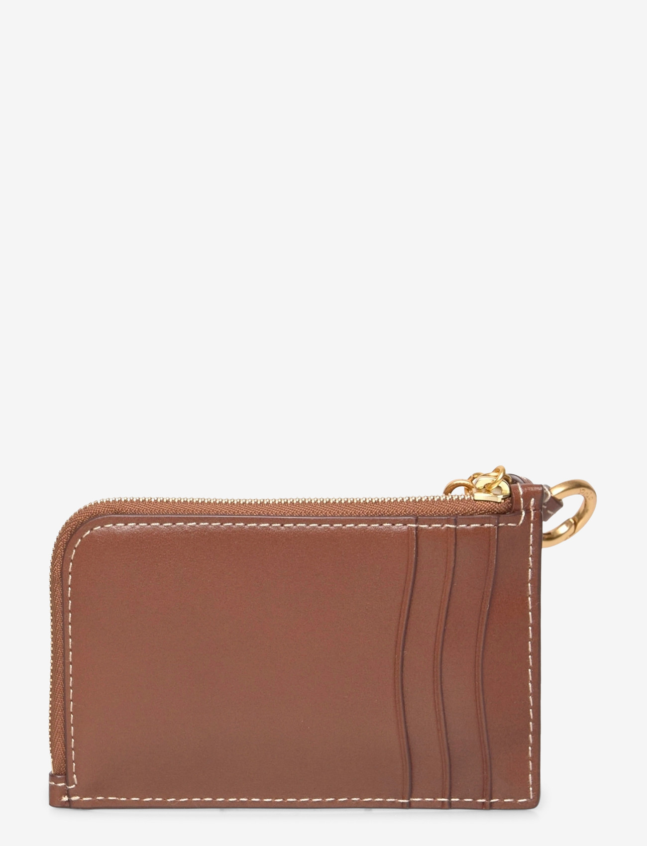 Polo Ralph Lauren - Polo ID Leather Zip Card Case - käekotid - cuoio - 1