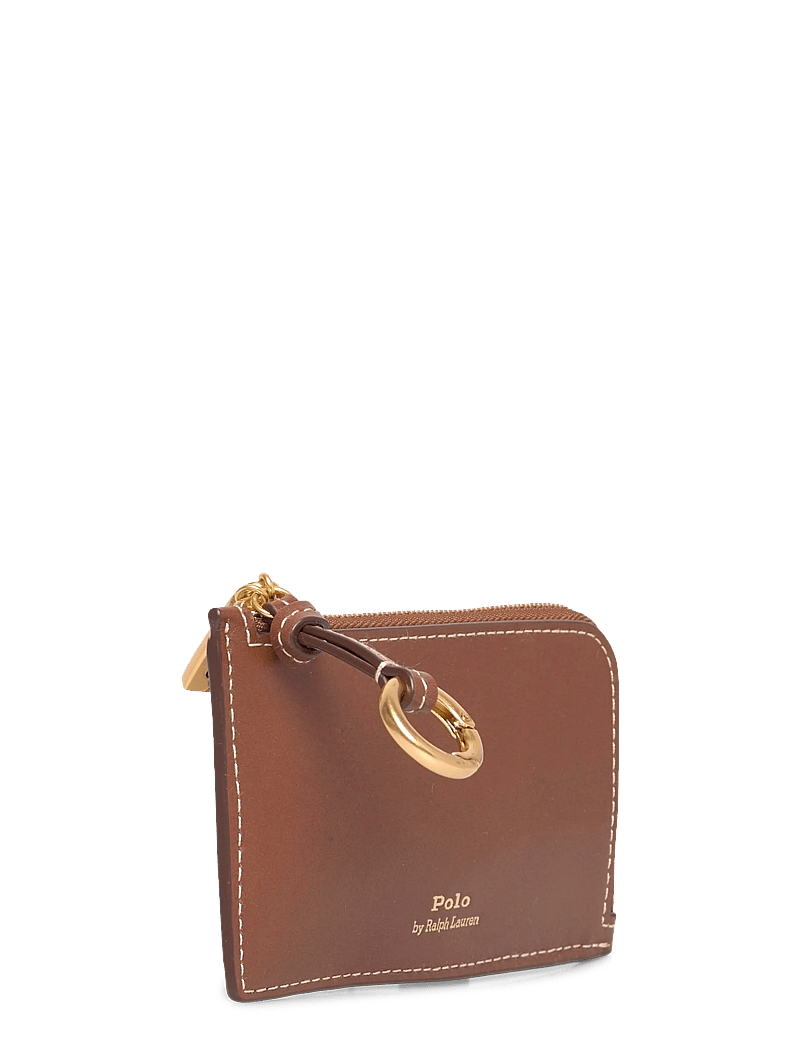Polo Ralph Lauren - Polo ID Leather Zip Card Case - käekotid - cuoio - 2