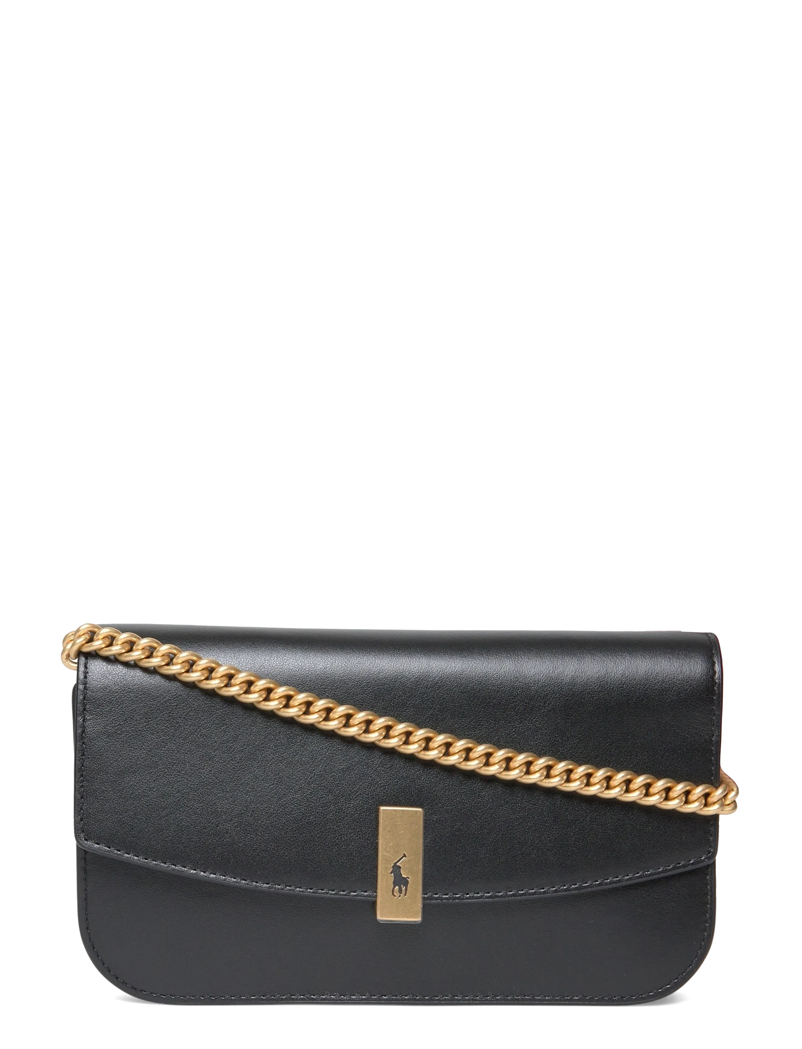 Polo Ralph Lauren Polo ID Leather Chain Wallet & Bag - Weihnachtsgeschenke - BLACK / black