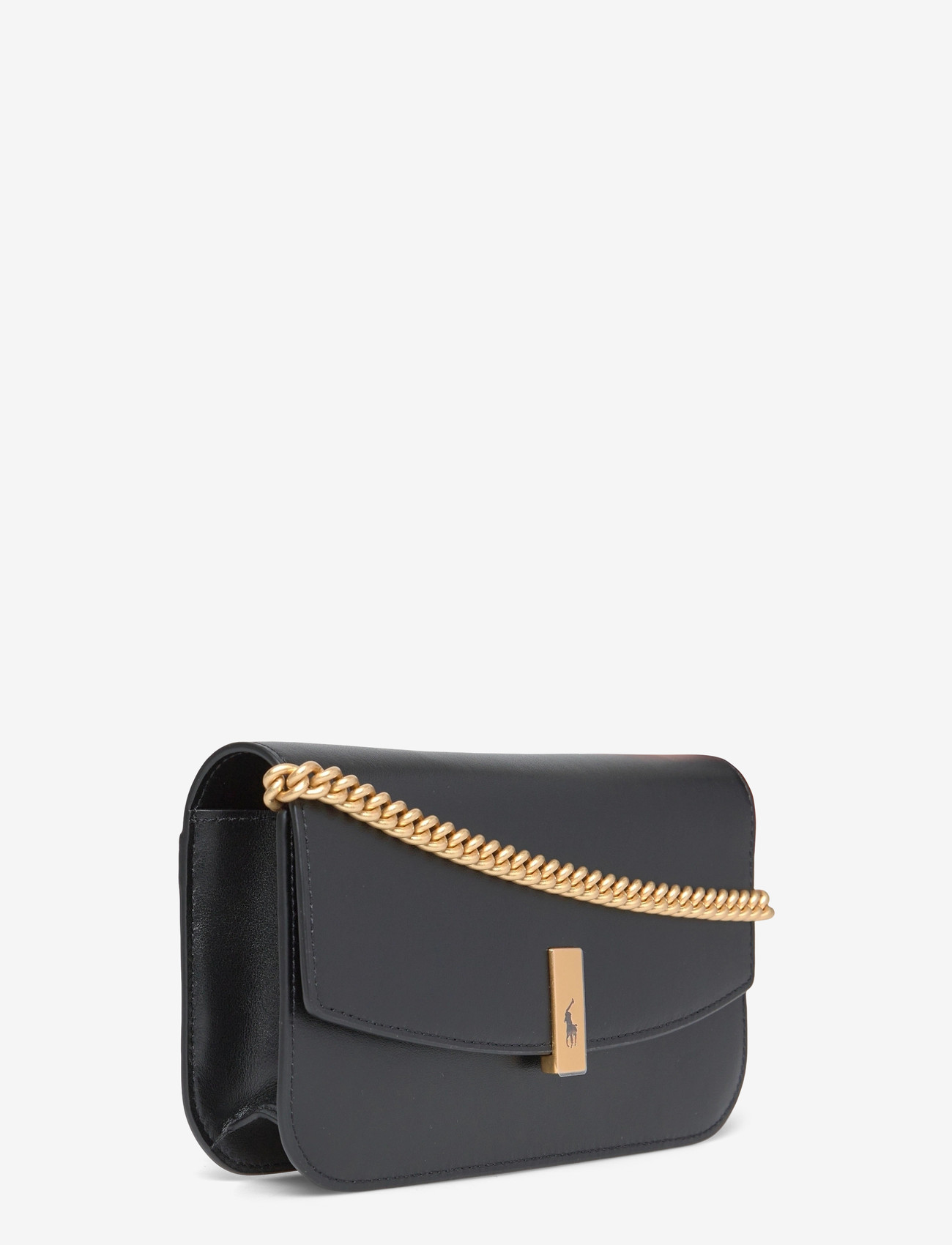Polo Ralph Lauren - Polo ID Leather Chain Wallet & Bag - crossbody bags - black - 2