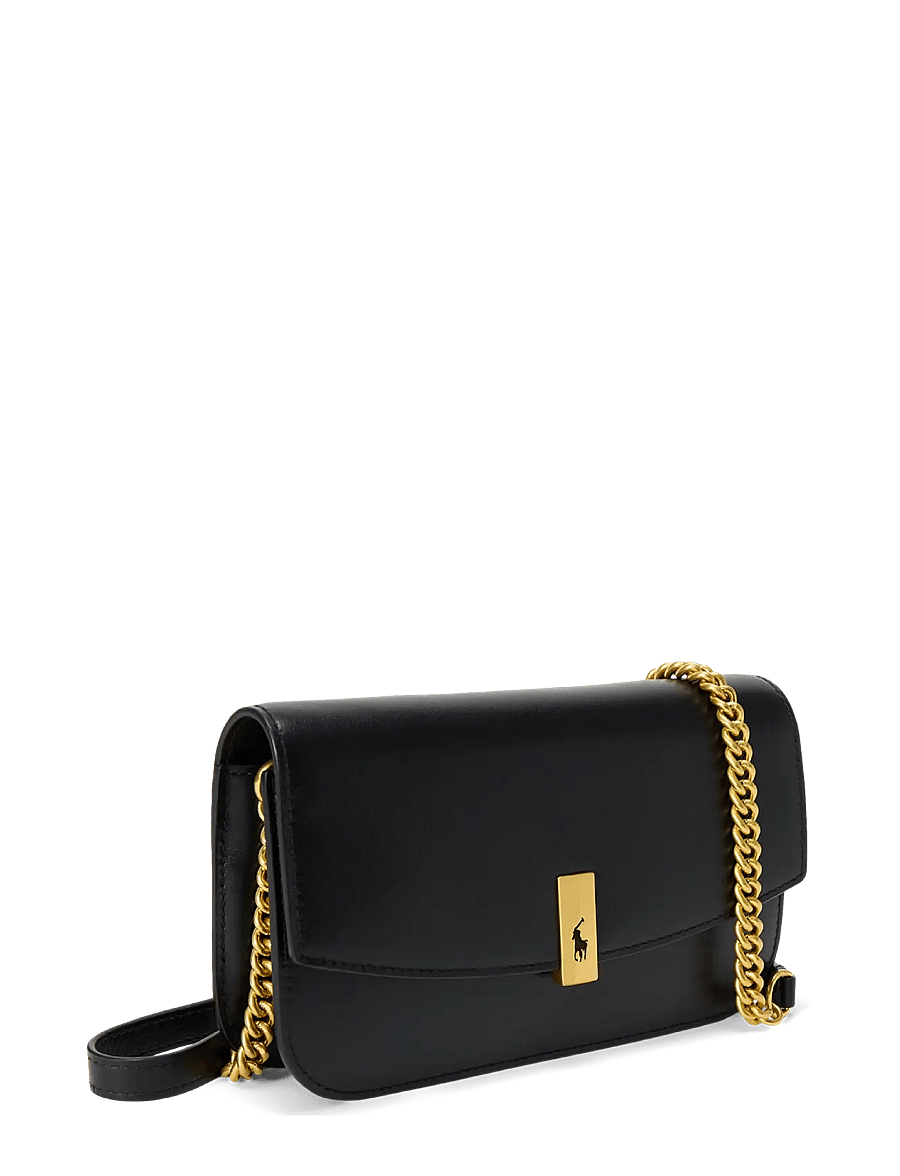 Polo Ralph Lauren - Polo ID Leather Chain Wallet & Bag - umhängetaschen - black - 2