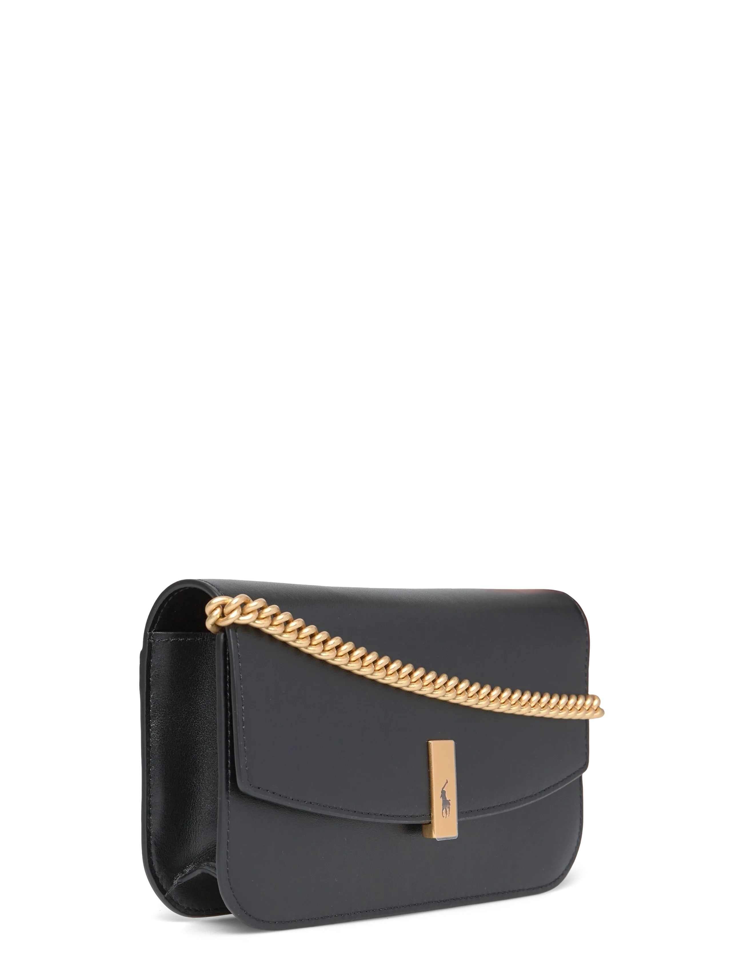 Polo Ralph Lauren - Polo ID Leather Chain Wallet & Bag - crossbody bags - black - 2