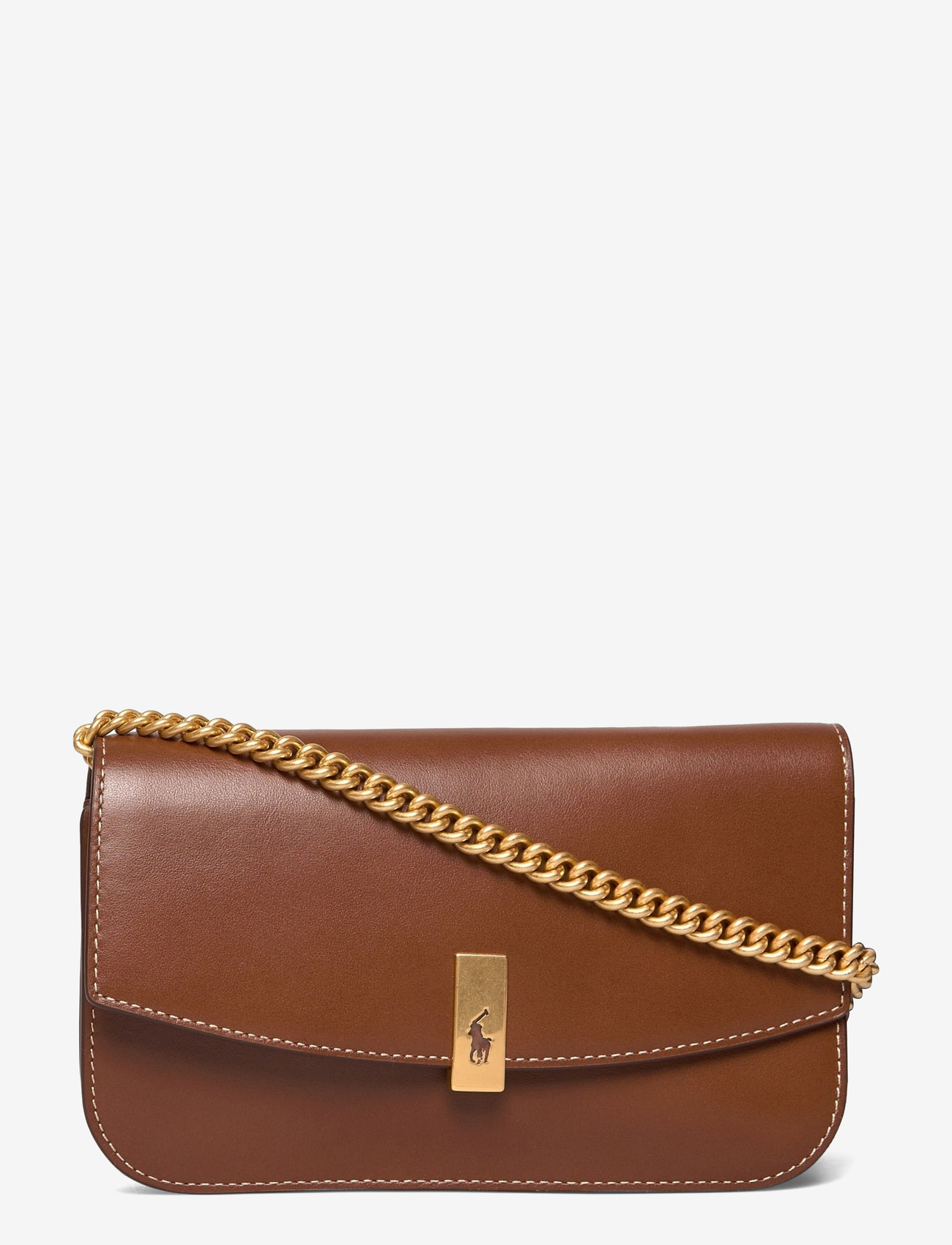 Polo Ralph Lauren - Polo ID Leather Chain Wallet & Bag - crossbody kotid - cuoio - 0