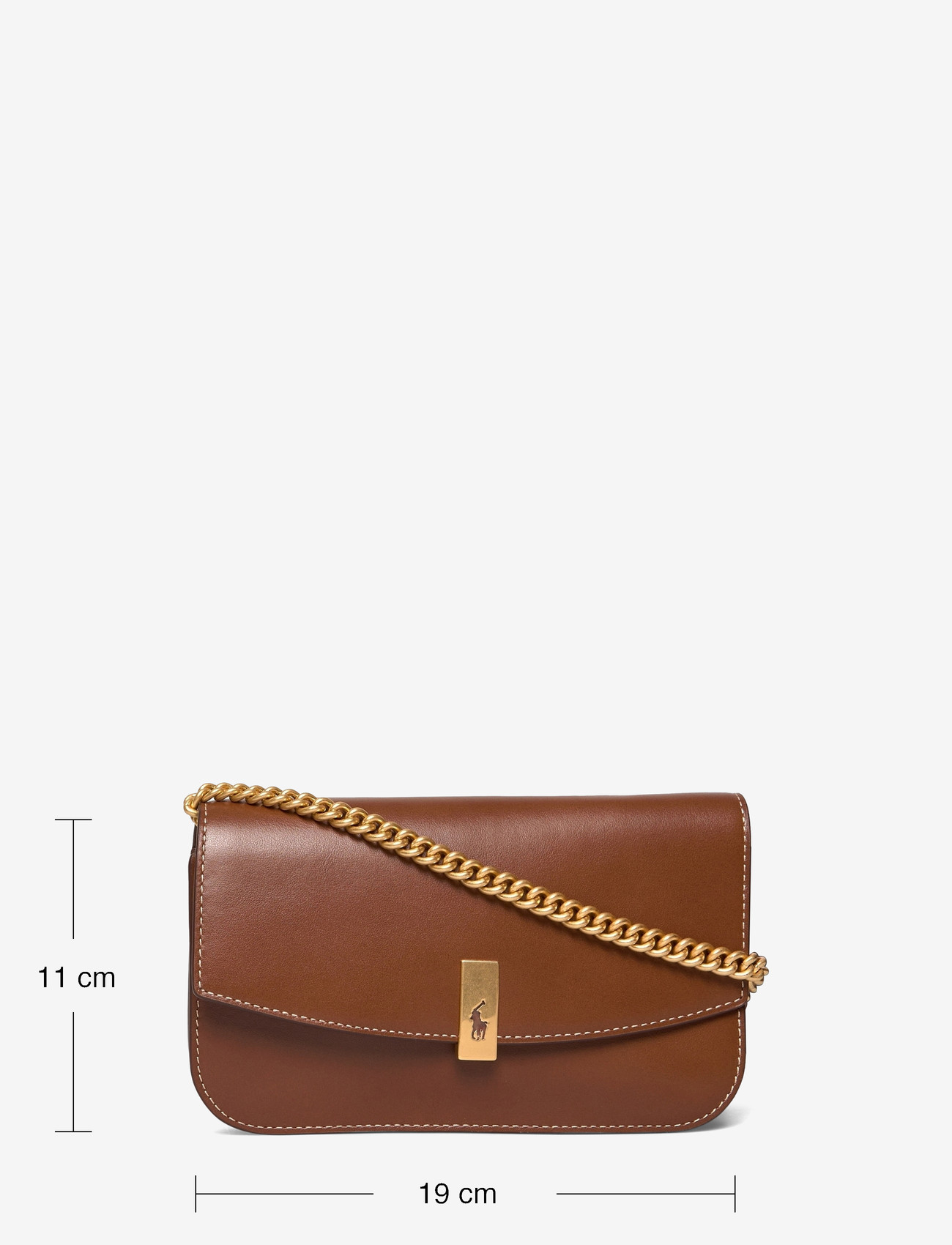 Polo Ralph Lauren - Polo ID Leather Chain Wallet & Bag - crossbody kotid - cuoio - 3