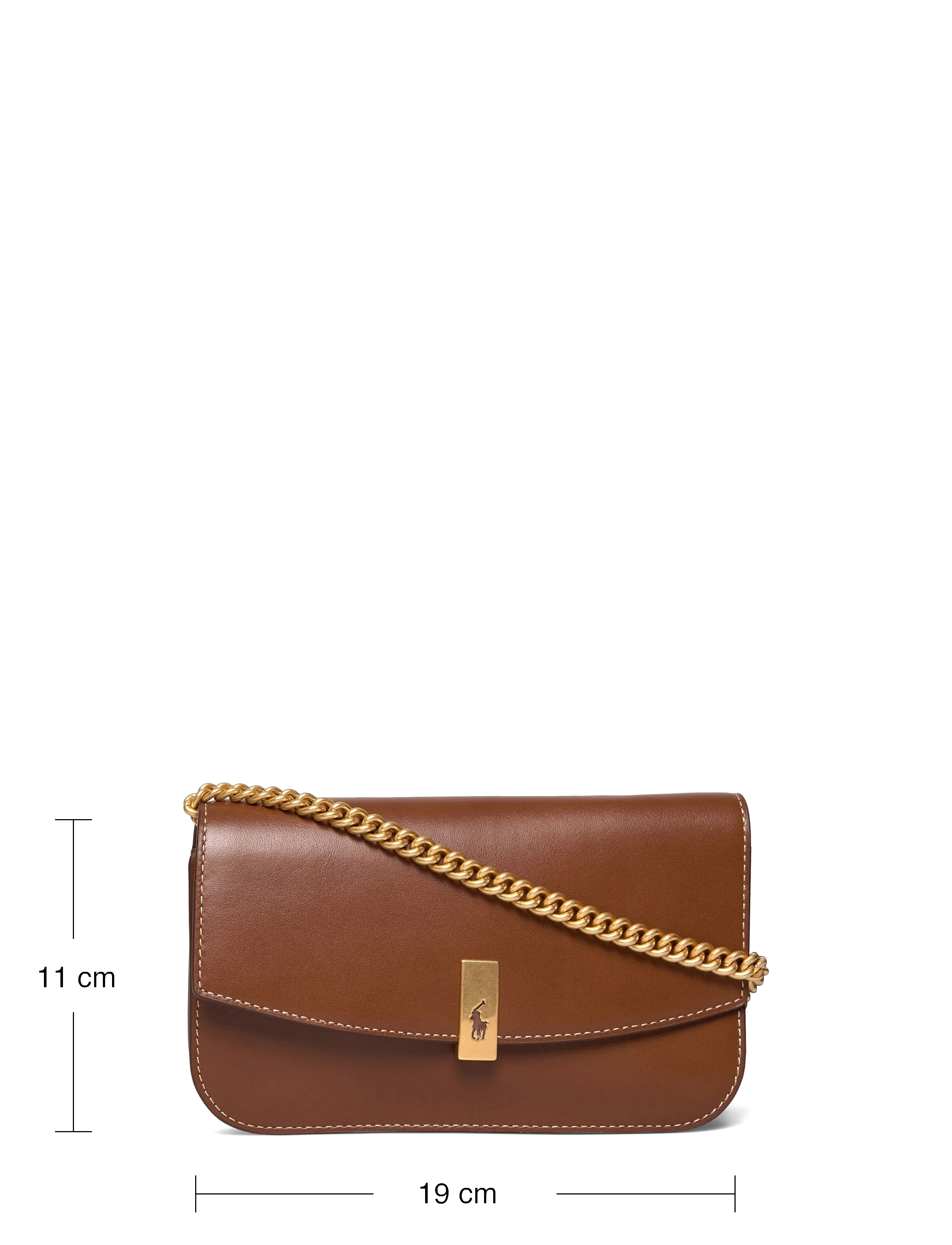 Polo Ralph Lauren - Polo ID Leather Chain Wallet & Bag - cuoio - 3