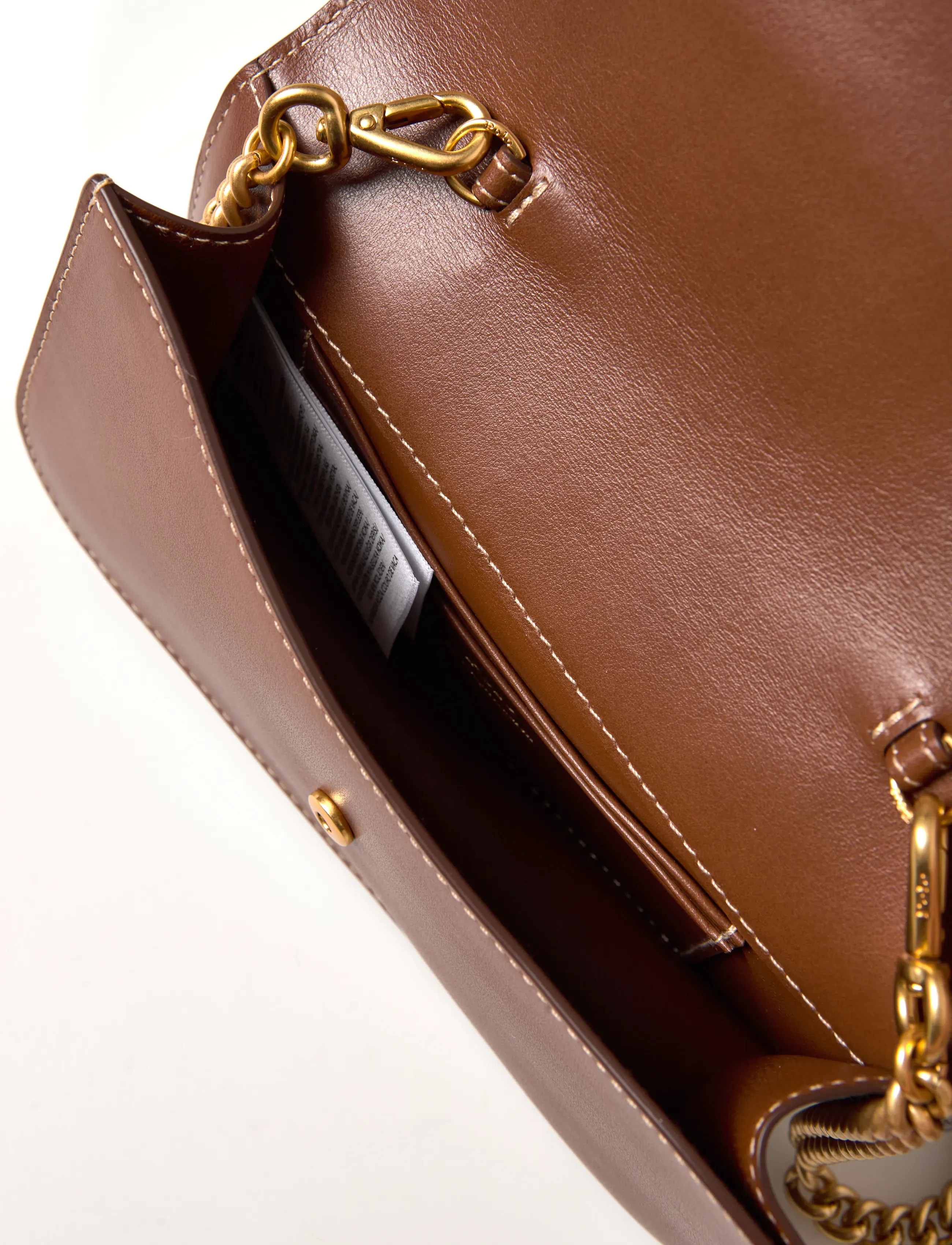 Polo Ralph Lauren - Polo ID Leather Chain Wallet & Bag - cuoio - 5