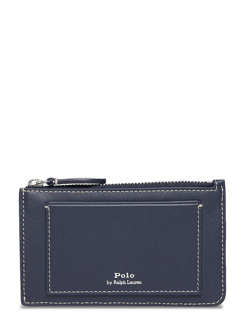 Polo Ralph Lauren - LTHR LS VCNCS BEAR-PPLY ZP C-CCS-SM - portemonnaies - newport navy - 1
