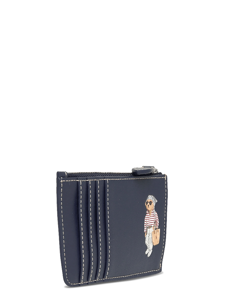 Polo Ralph Lauren - LTHR LS VCNCS BEAR-PPLY ZP C-CCS-SM - portemonnaies - newport navy - 2