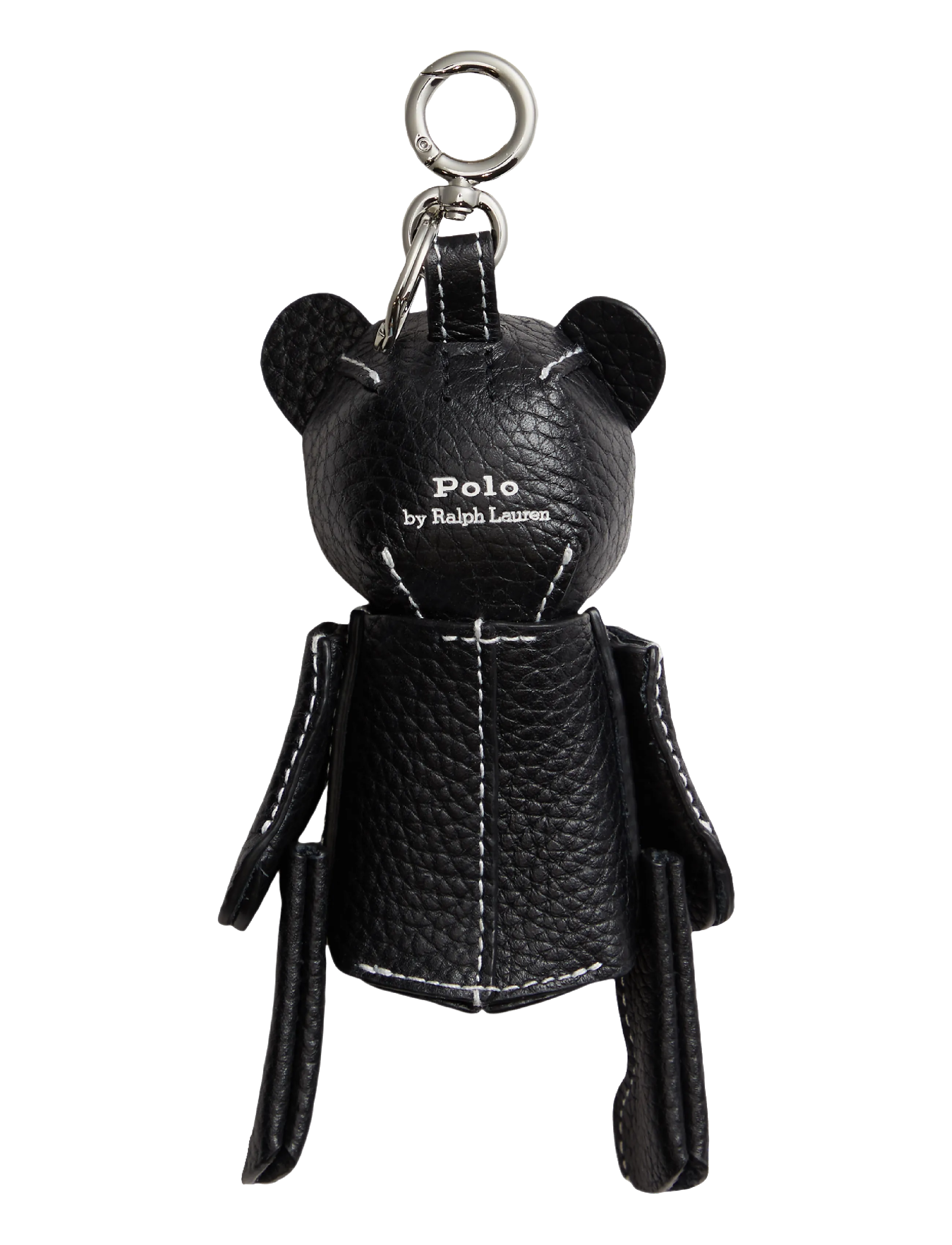 Polo Ralph Lauren - Polo Bear Leather Bag Charm - schlüsselringe - black - 1