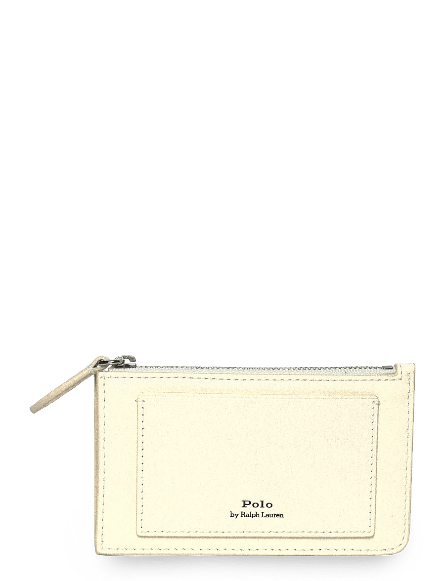 Polo Ralph Lauren - Polo Bear Leather Zip Card Case - kaardihoidjad - ivory - 0