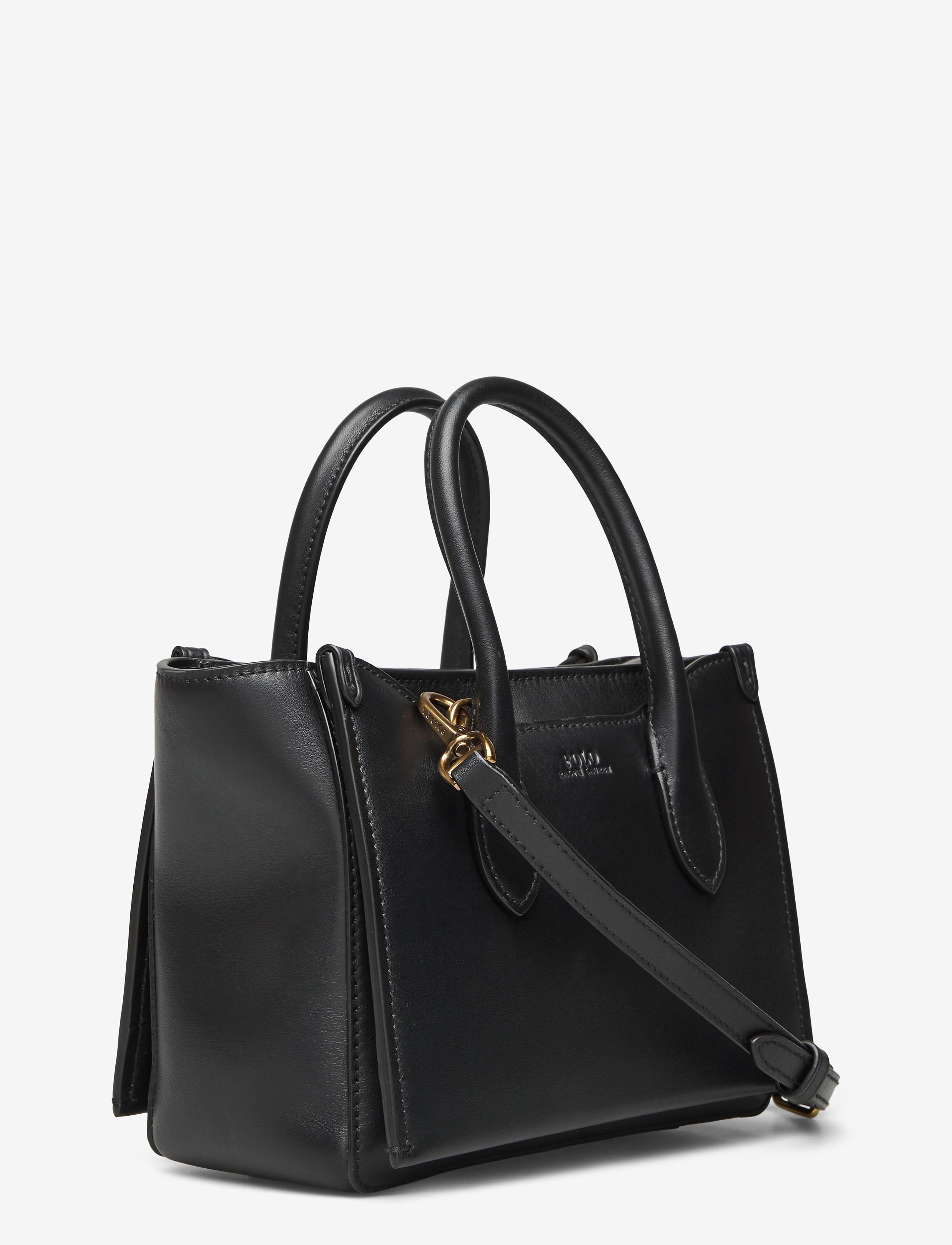 Polo Ralph Lauren - Leather Mini Sloane Satchel - black - 2