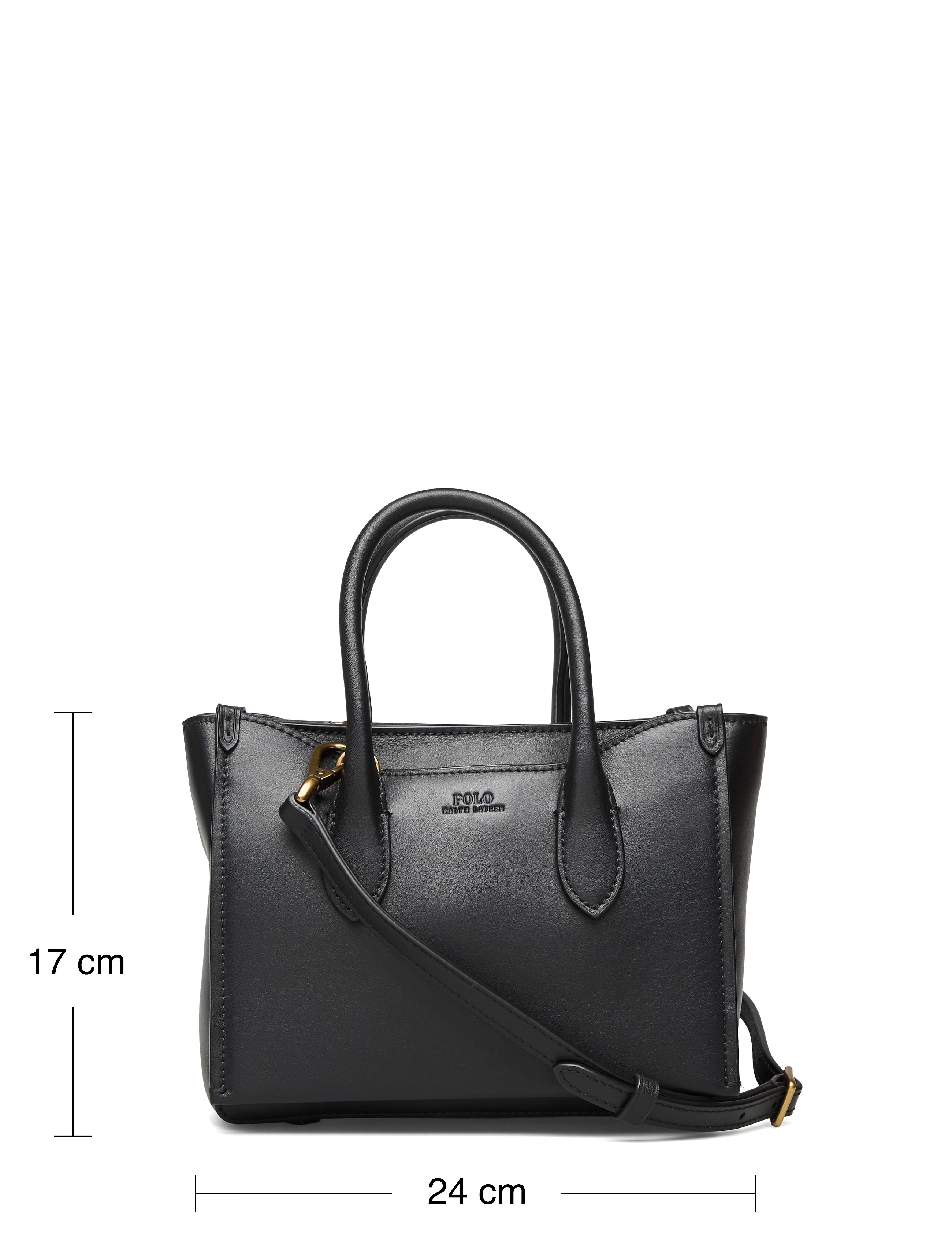 Polo Ralph Lauren - Leather Mini Sloane Satchel - black - 5