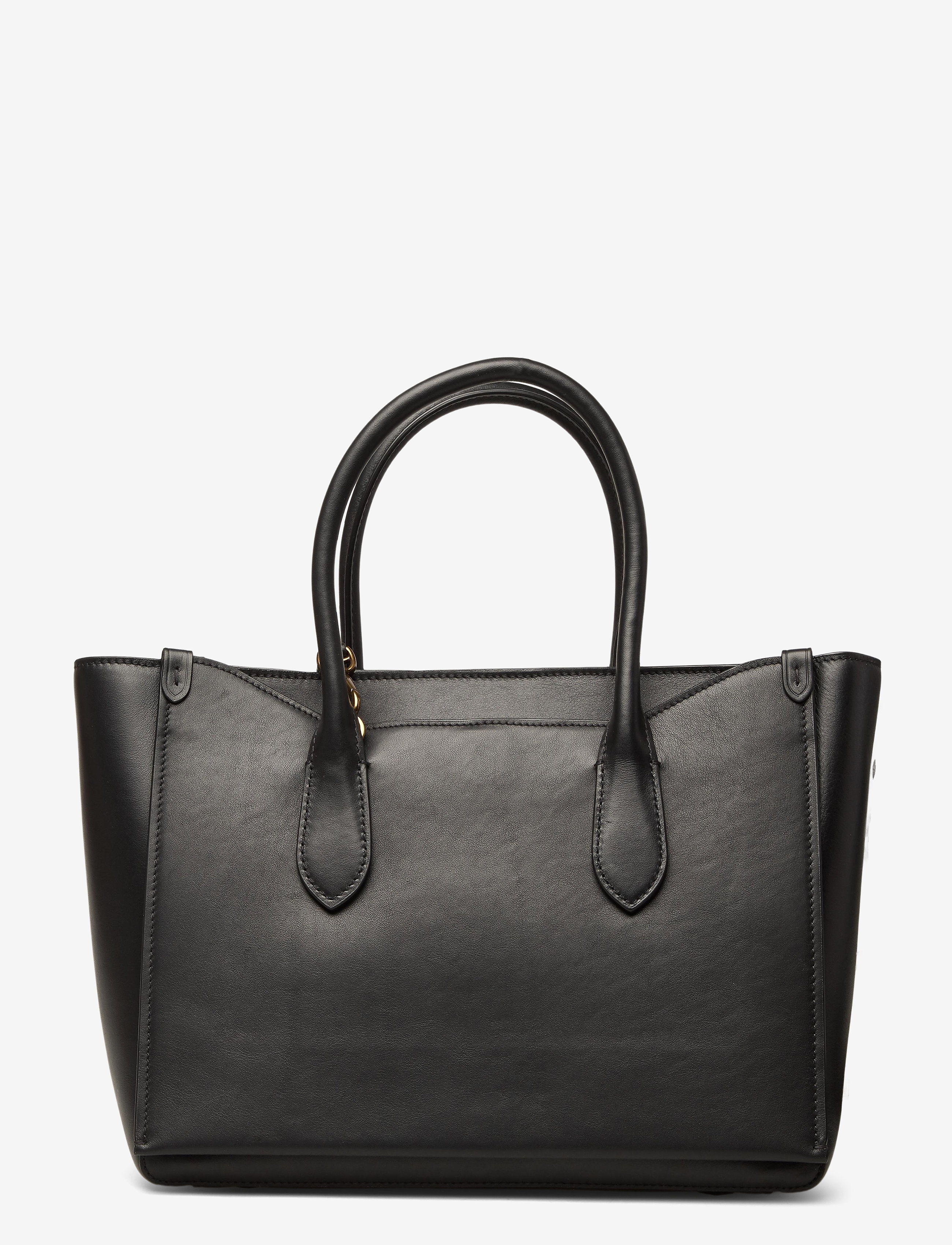 Polo Ralph Lauren - Leather Large Sloane Satchel - black - 1
