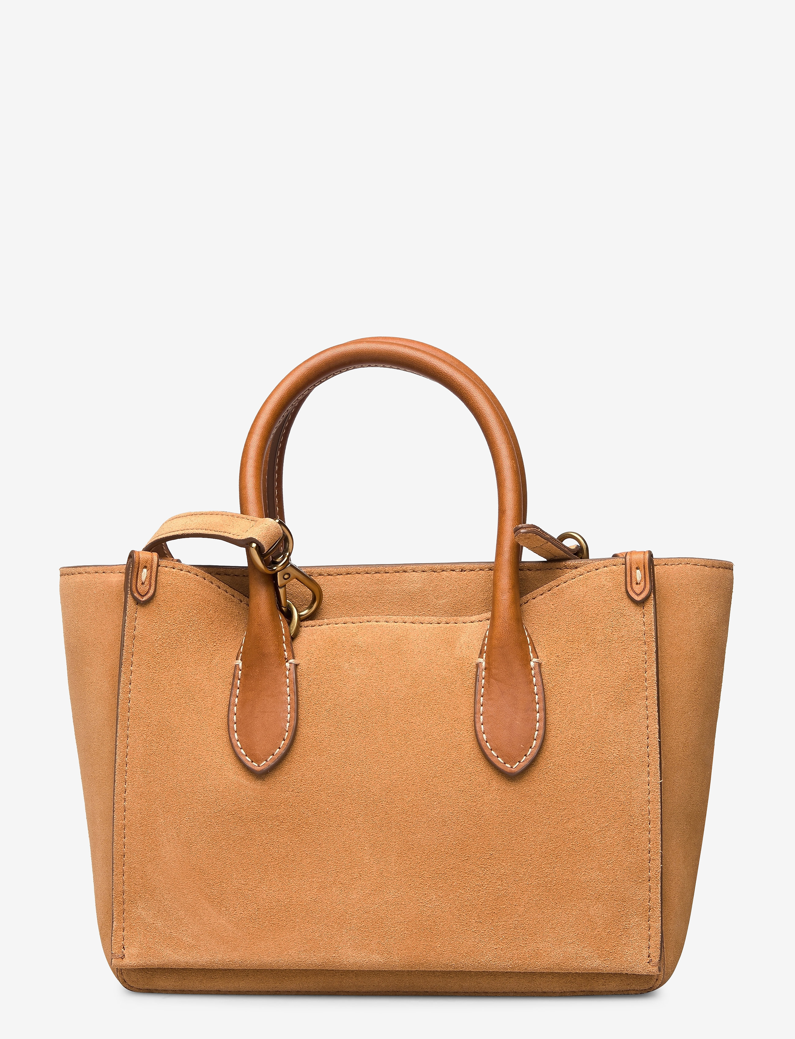 Polo Ralph Lauren - Suede Mini Sloane Satchel - camel - 1