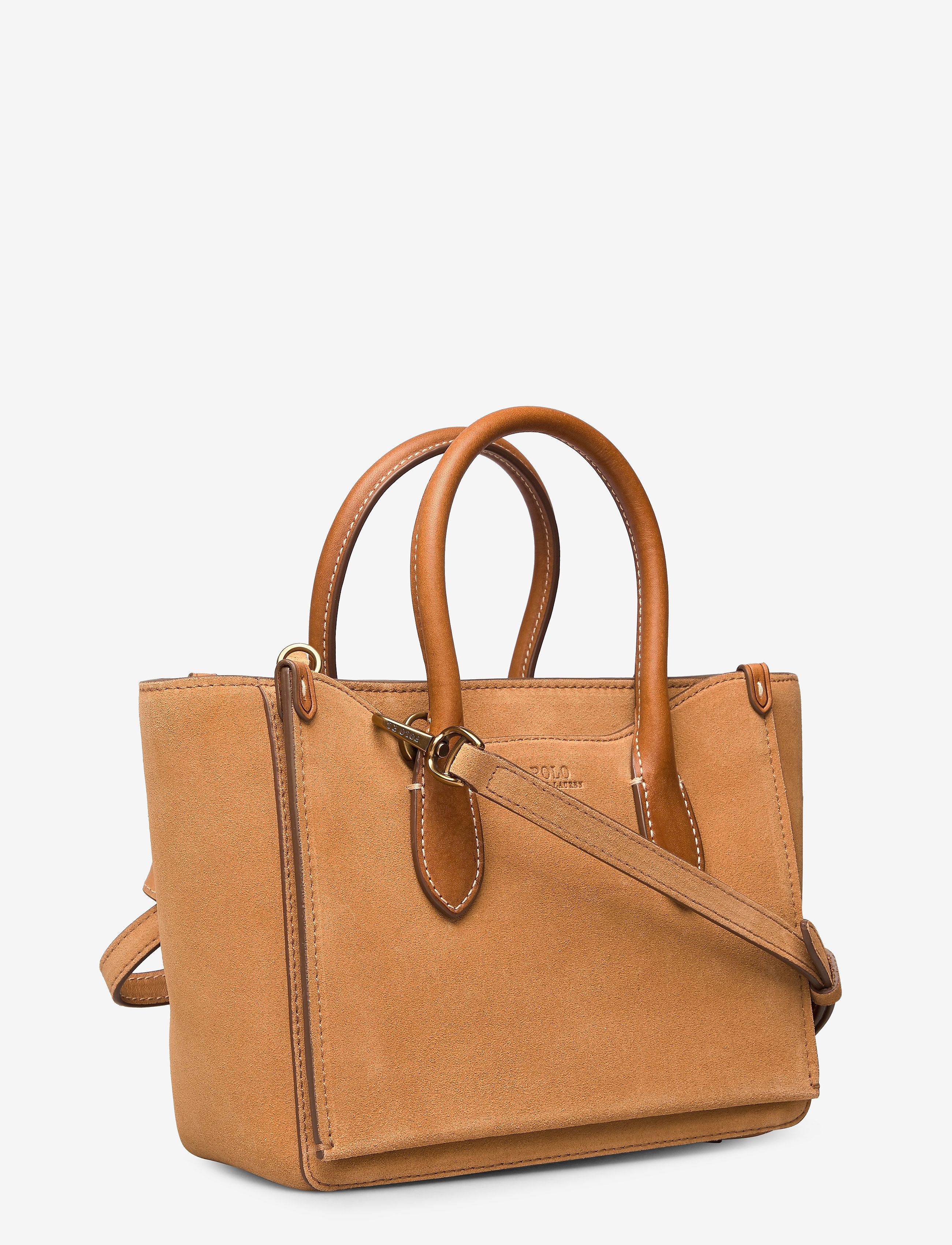 Polo Ralph Lauren - Suede Mini Sloane Satchel - camel - 2