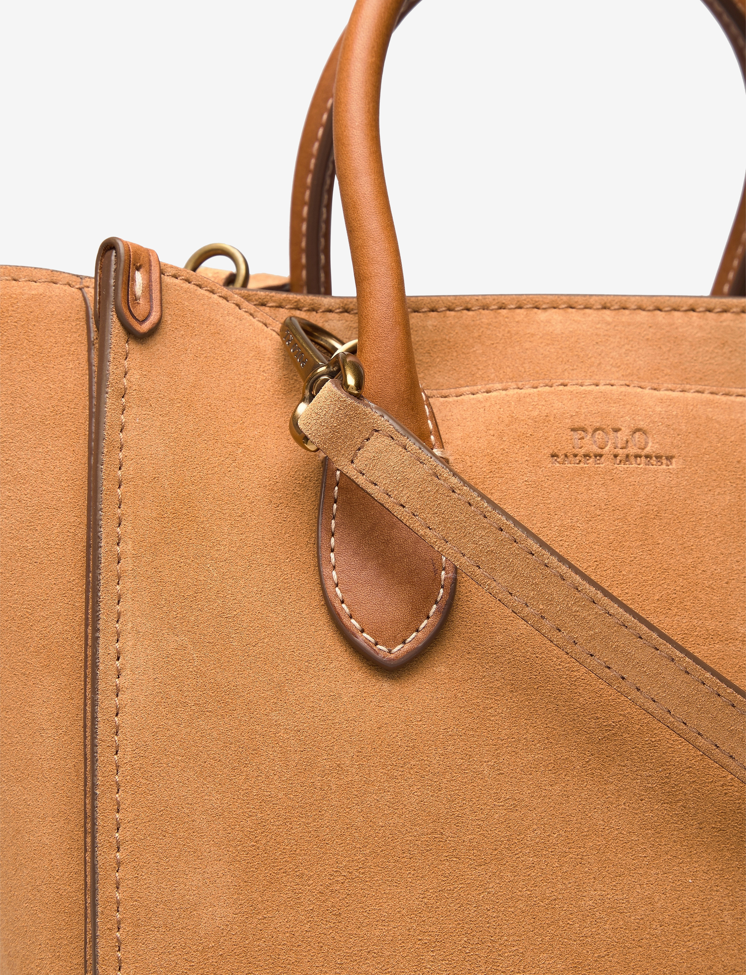 Polo Ralph Lauren - Suede Mini Sloane Satchel - camel - 3