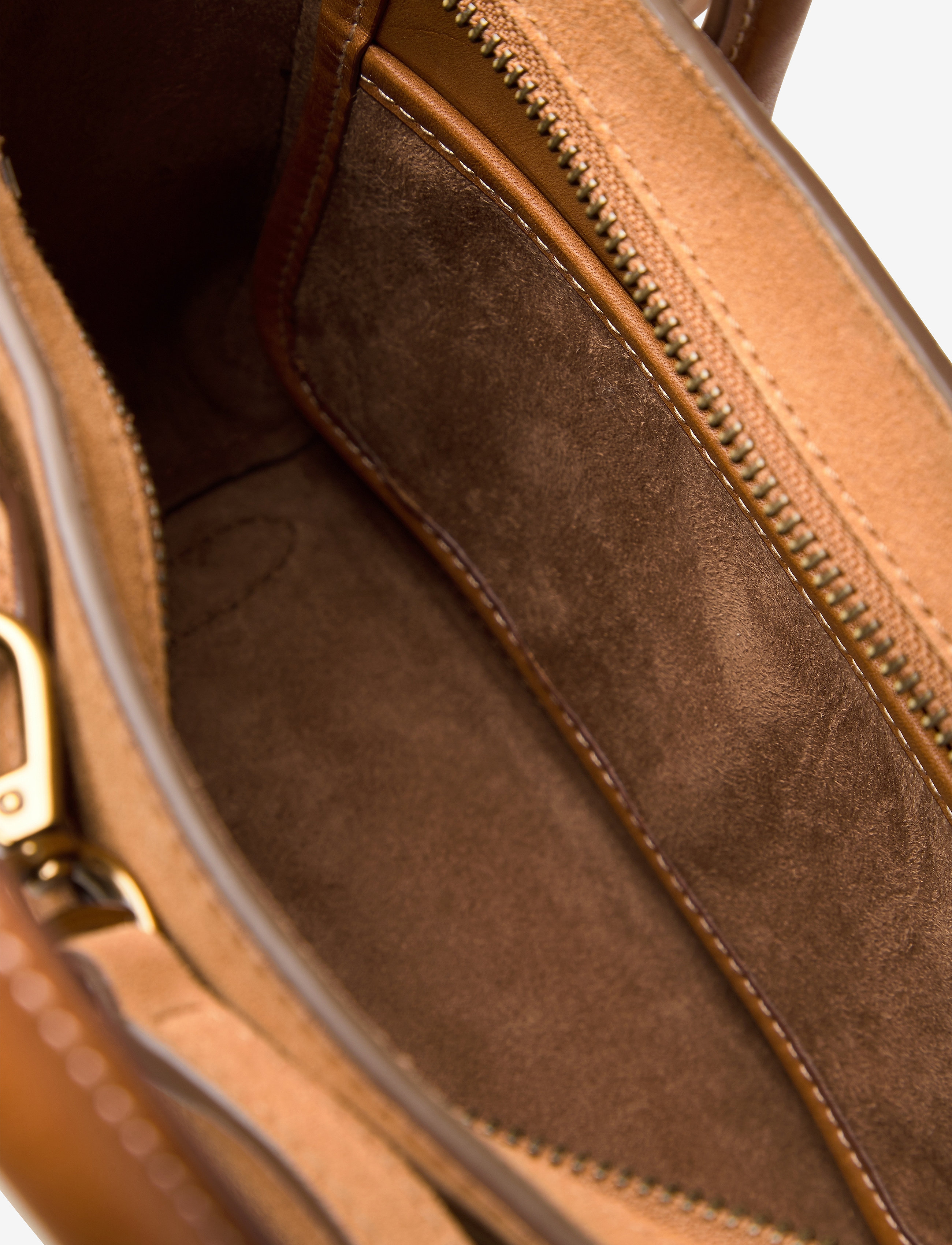 Polo Ralph Lauren - Suede Mini Sloane Satchel - camel - 4