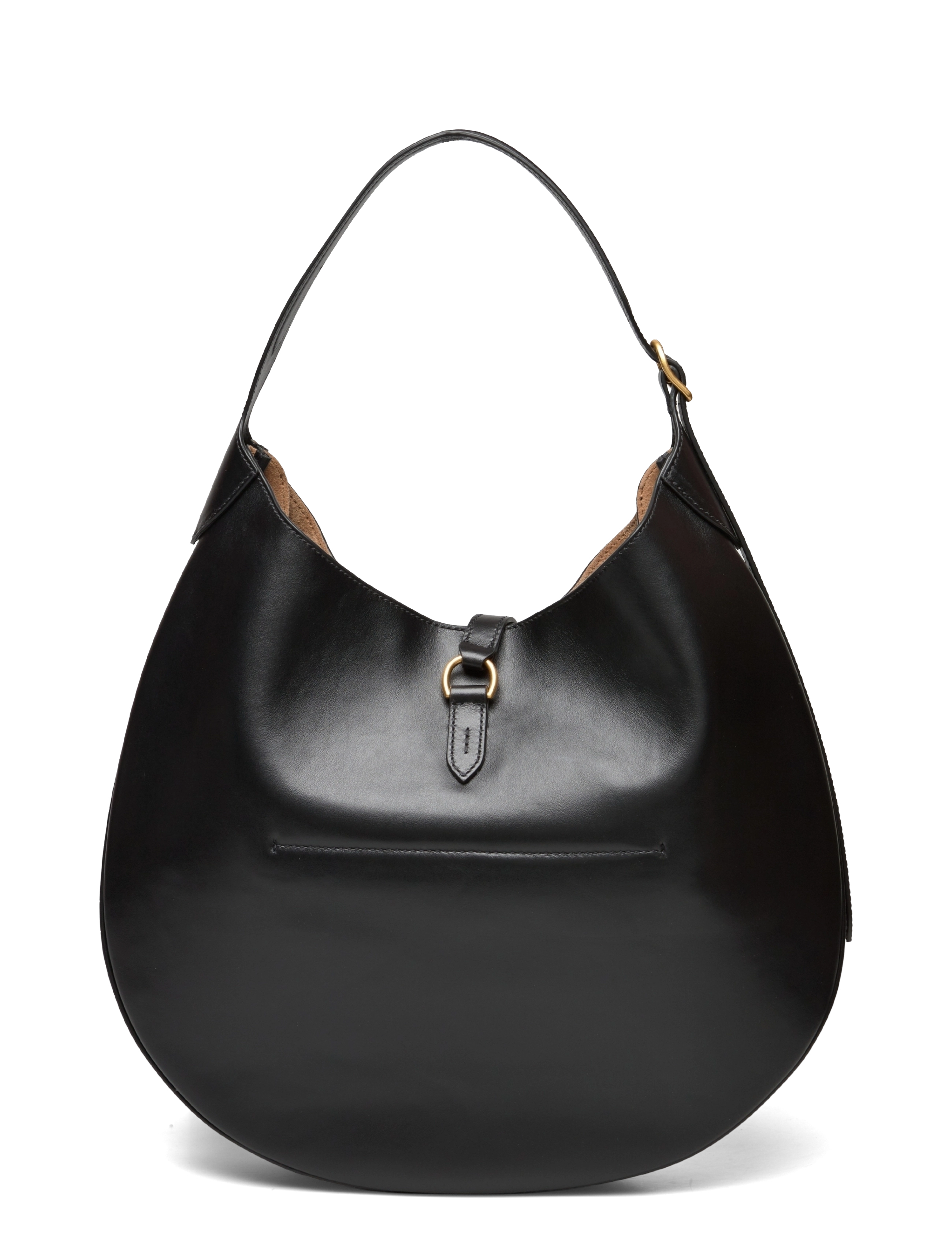 Polo Ralph Lauren - Polo ID Calfskin Large Shoulder Bag - sacs a main - black - 1