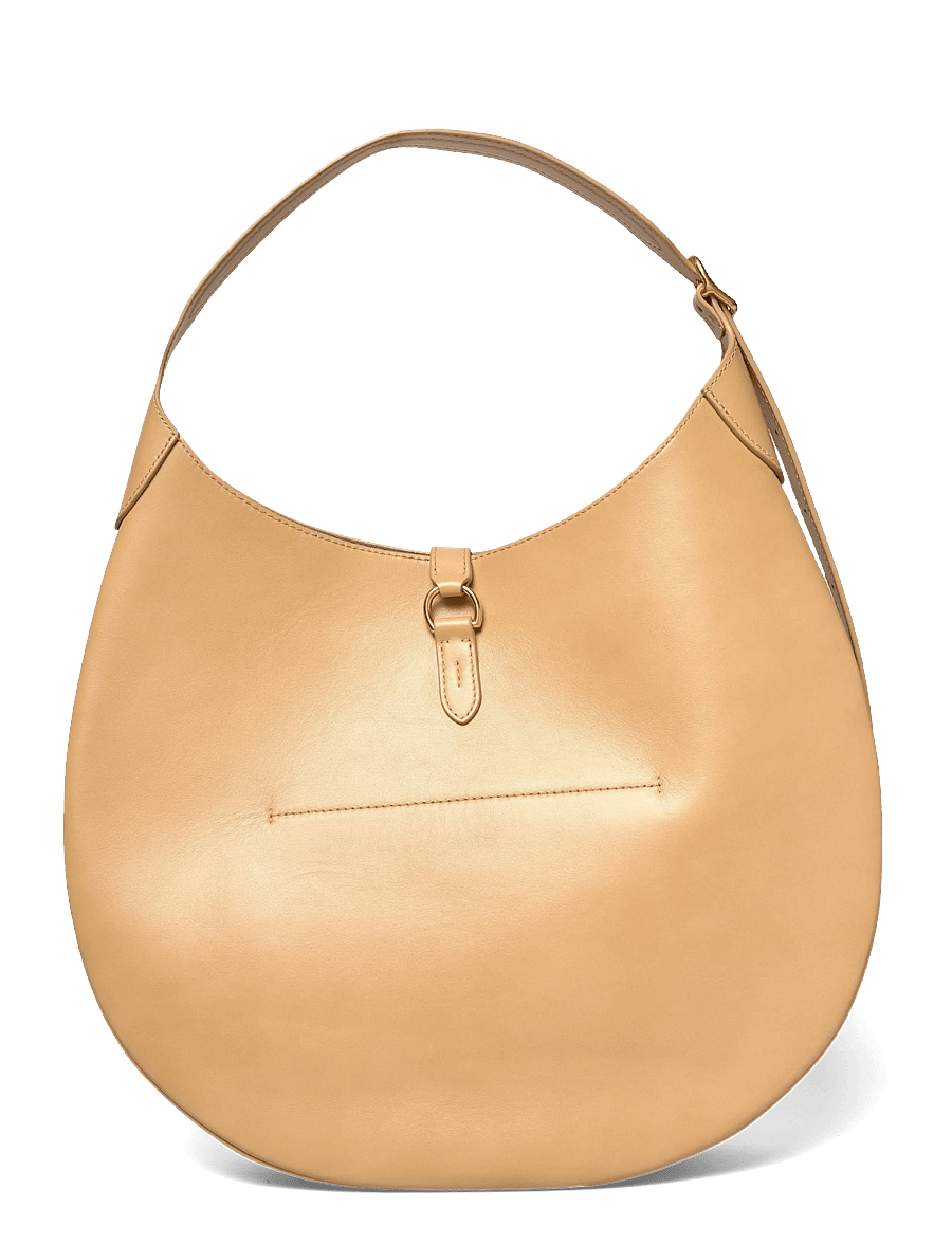 Polo Ralph Lauren - Polo ID Calfskin Large Shoulder Bag - sacs a main - cashmere - 1