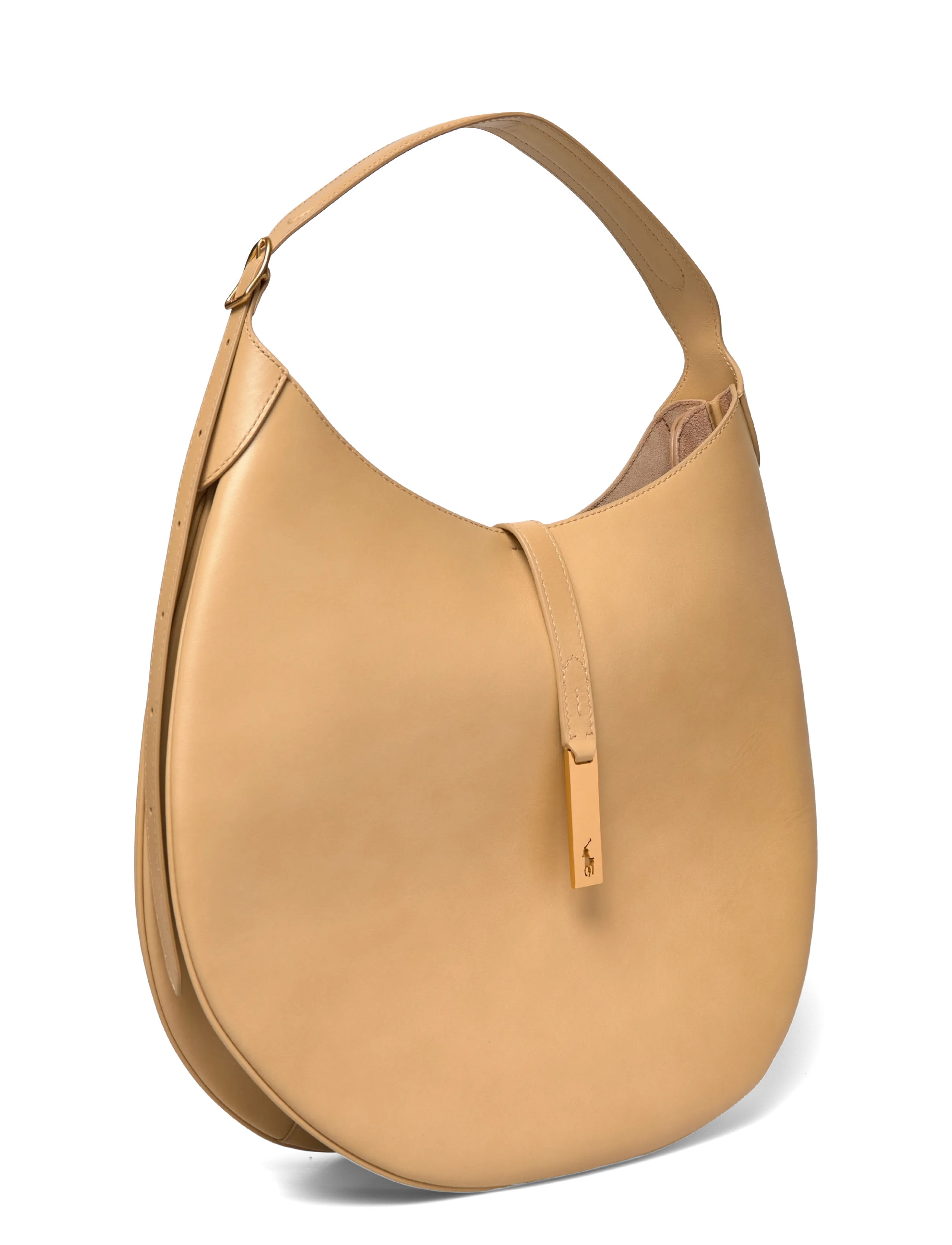 Polo Ralph Lauren - Polo ID Calfskin Large Shoulder Bag - sacs a main - cashmere - 2