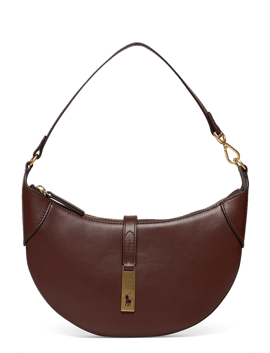 Polo Ralph Lauren - Polo ID Calfskin Mini Shoulder Bag - hverdags stil - acorn - 0