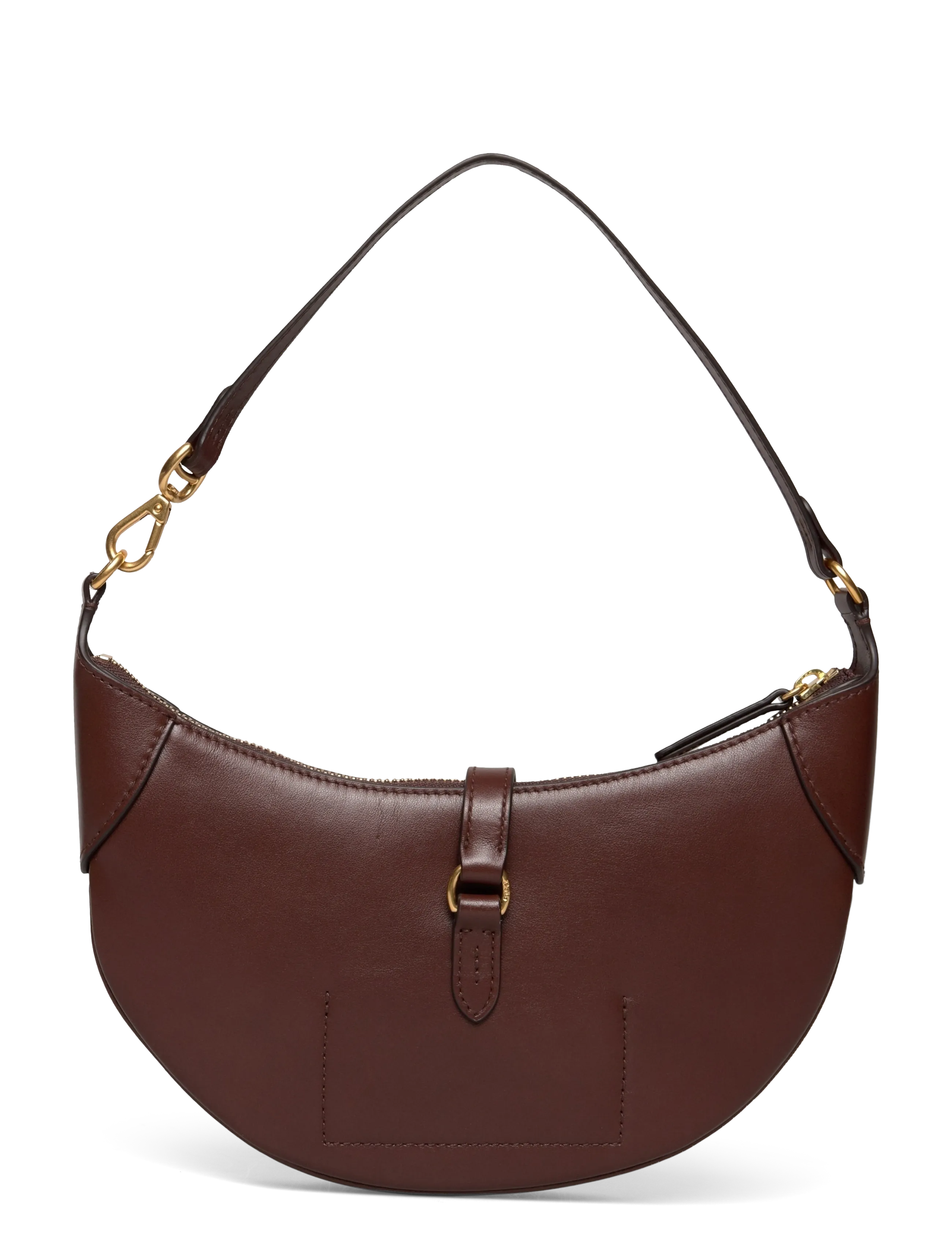 Polo Ralph Lauren - Polo ID Calfskin Mini Shoulder Bag - hverdags stil - acorn - 1