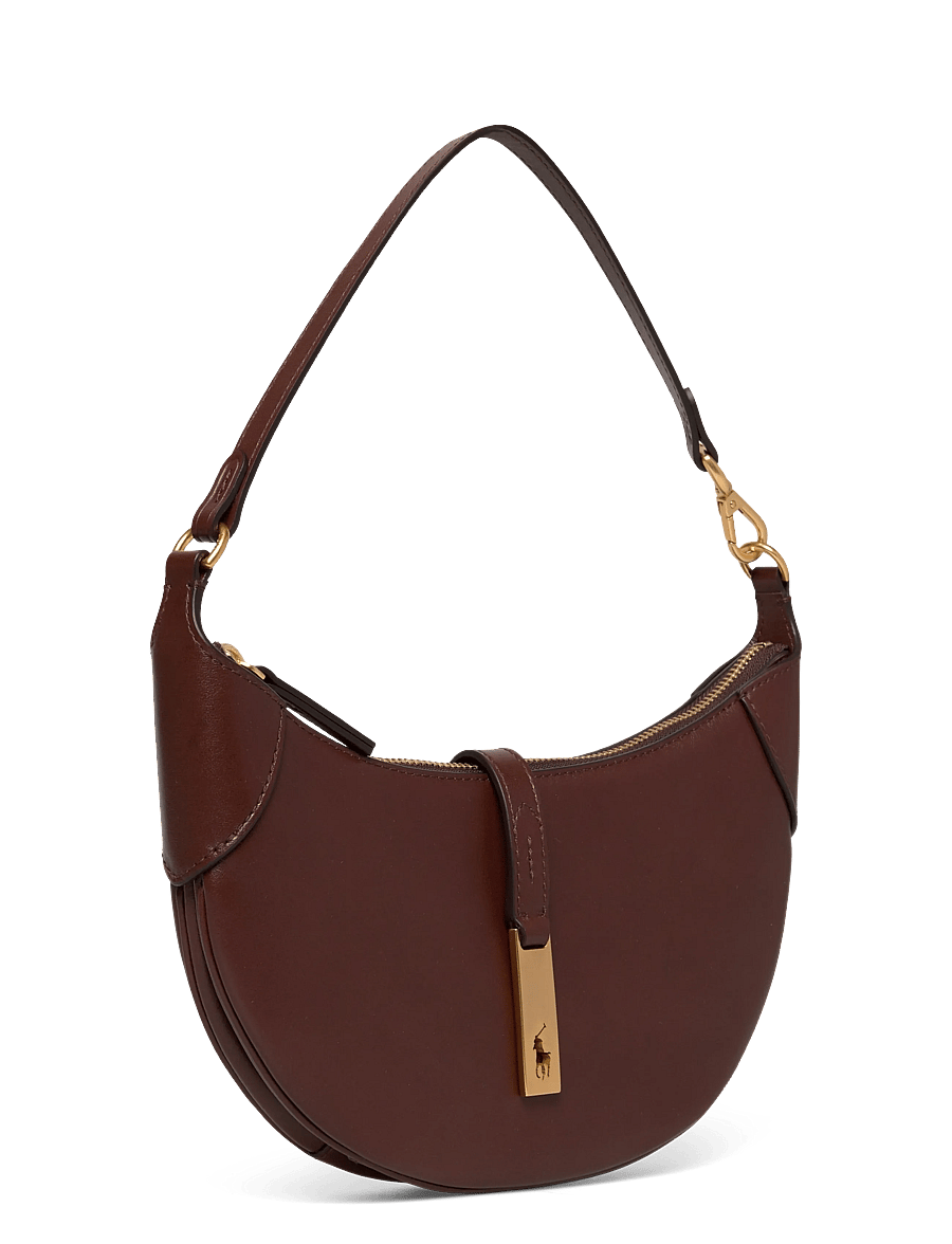 Polo Ralph Lauren - Polo ID Calfskin Mini Shoulder Bag - hverdags stil - acorn - 2