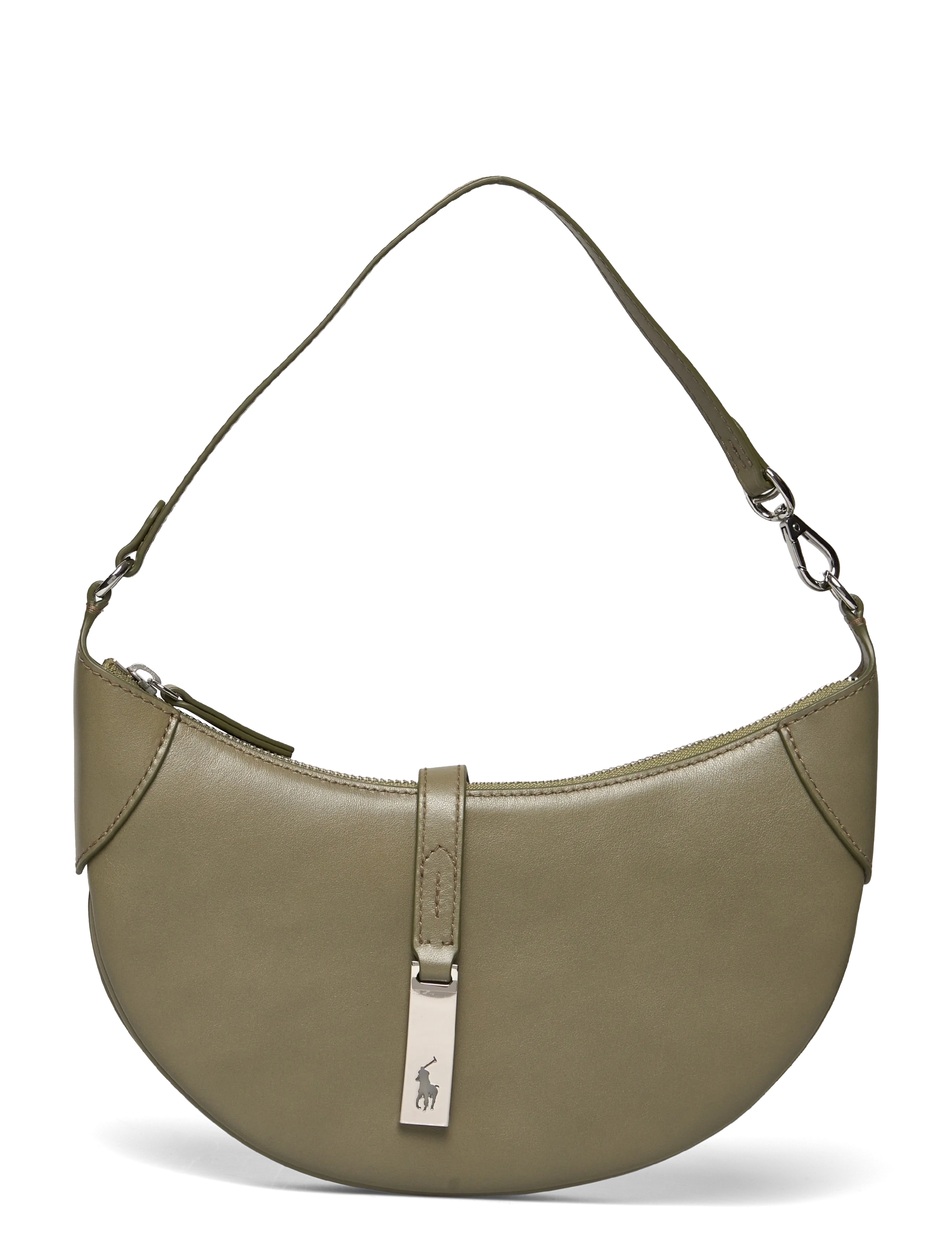 Polo Ralph Lauren Polo ID Calfskin Mini Shoulder Bag - Ralph Lauren - BASIL / khaki/green