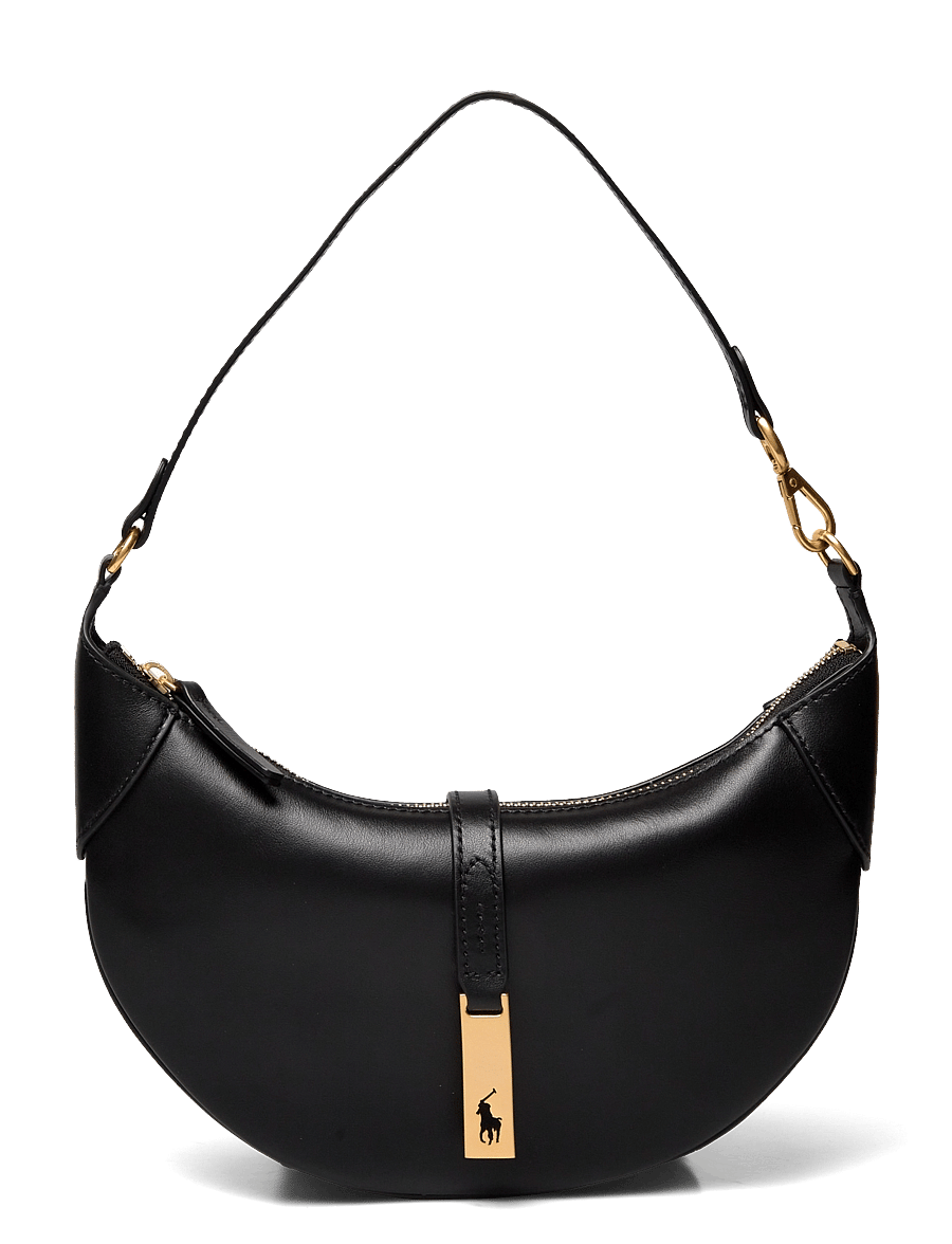 Polo Ralph Lauren - Polo ID Calfskin Mini Shoulder Bag - hverdags stil - black - 0