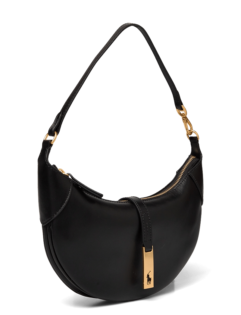 Polo Ralph Lauren - Polo ID Calfskin Mini Shoulder Bag - top handle tasker - black - 2