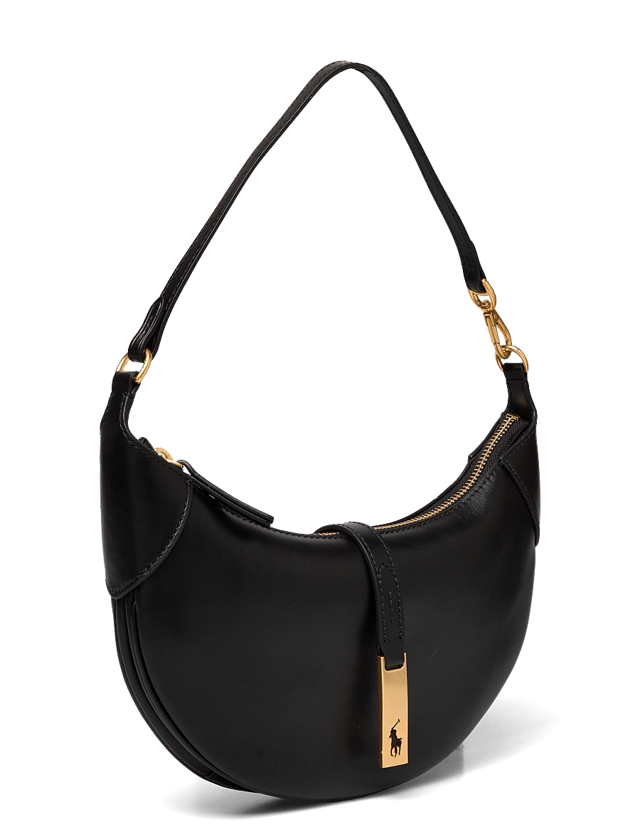 Polo Ralph Lauren - Polo ID Calfskin Mini Shoulder Bag - hverdags stil - black - 2