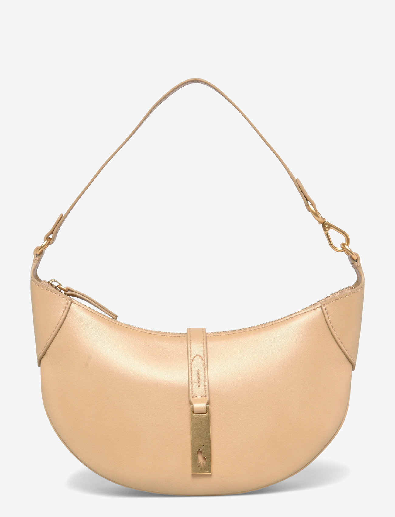 Polo Ralph Lauren - Polo ID Calfskin Mini Shoulder Bag - henkeltaschen - cashmere - 0