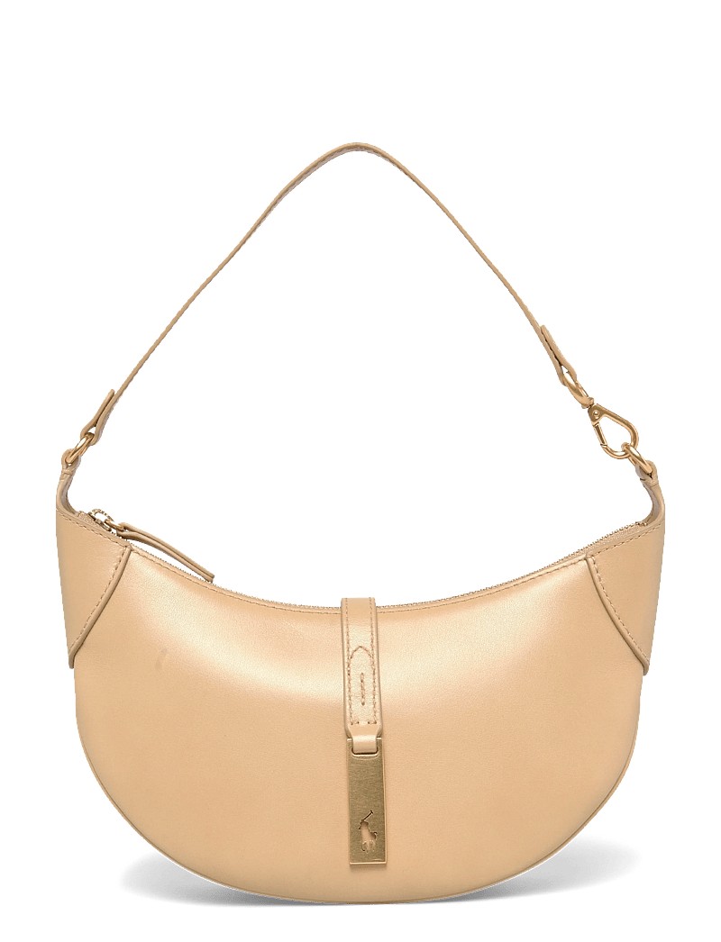 Polo Ralph Lauren - Polo ID Calfskin Mini Shoulder Bag - henkeltaschen - cashmere - 0