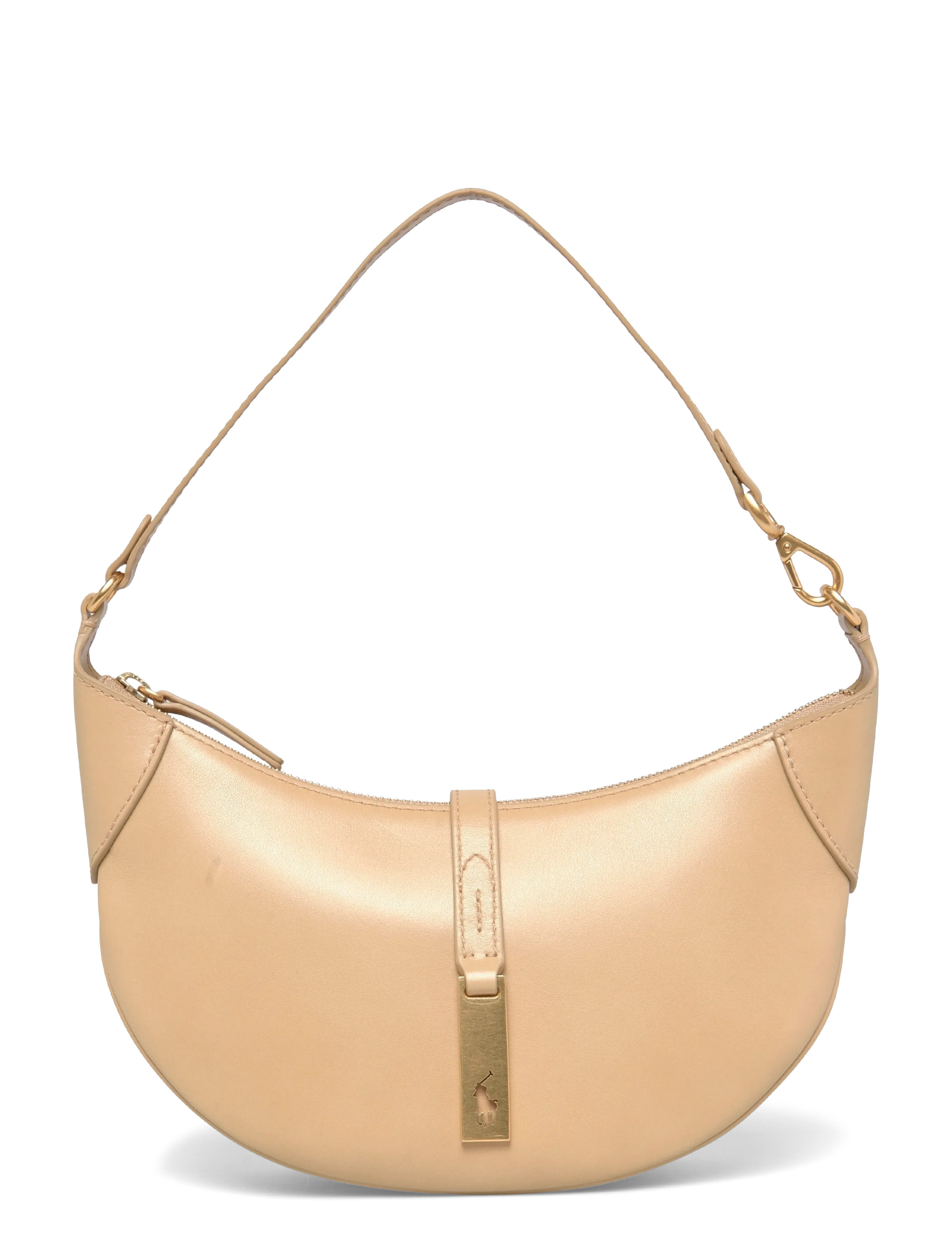 Polo Ralph Lauren Polo ID Calfskin Mini Shoulder Bag - Õlakotid - CASHMERE / beige