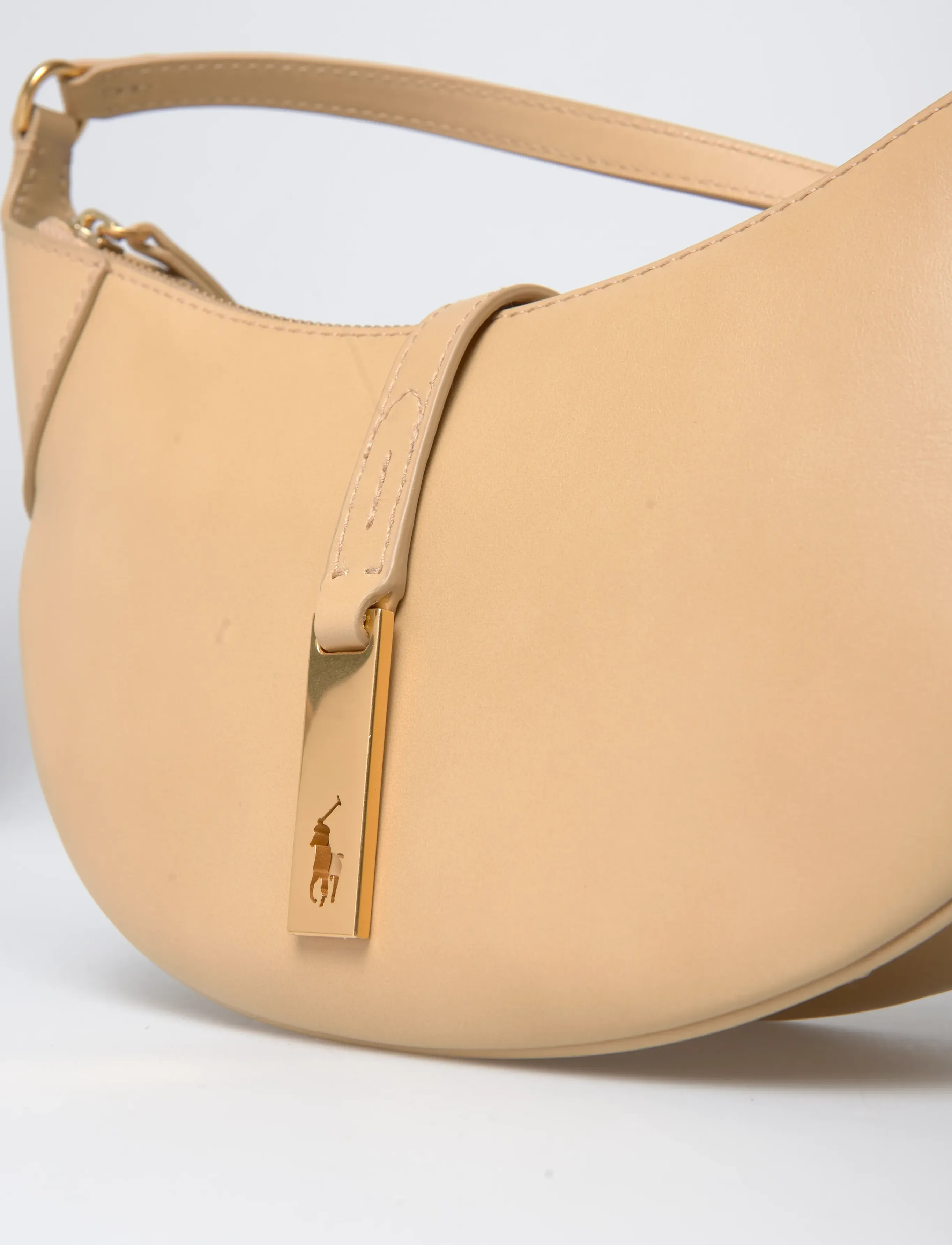Polo Ralph Lauren - Polo ID Calfskin Mini Shoulder Bag - alltags-style - cashmere - 3