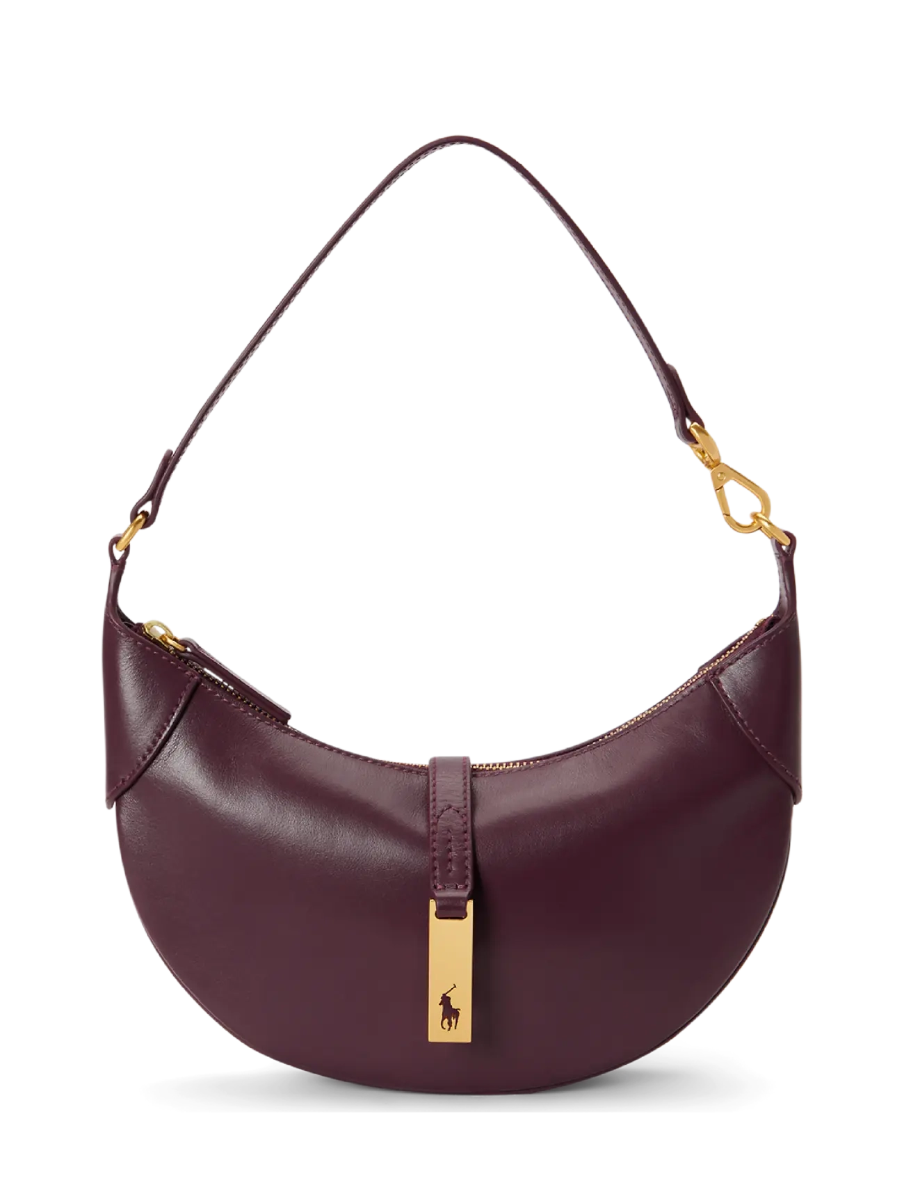 Polo Ralph Lauren SPORT CALF-P ID MN SHDR-SBA-SMA - Bags - MIDNIGHT MERLOT / burgundy