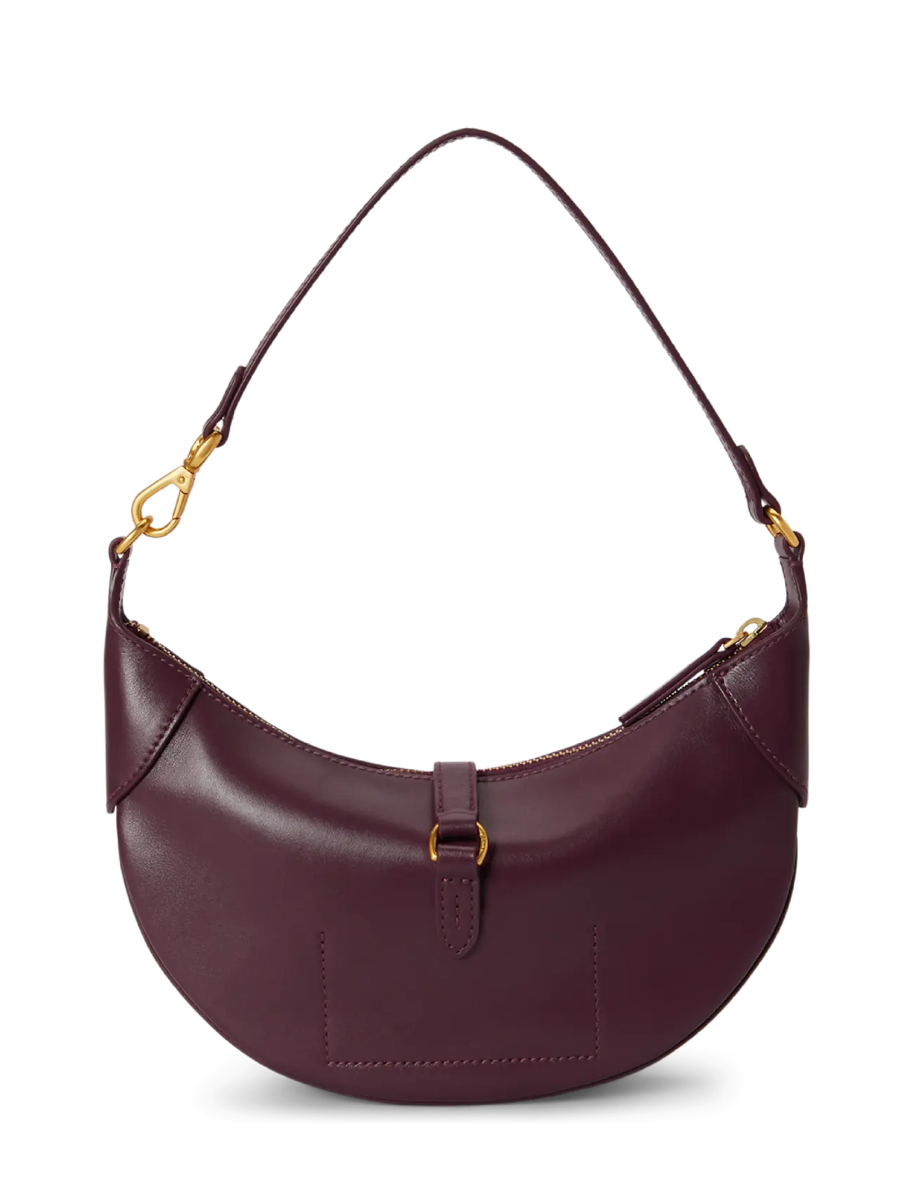 Polo Ralph Lauren - Polo ID Calfskin Mini Shoulder Bag - hverdags stil - midnight merlot - 1
