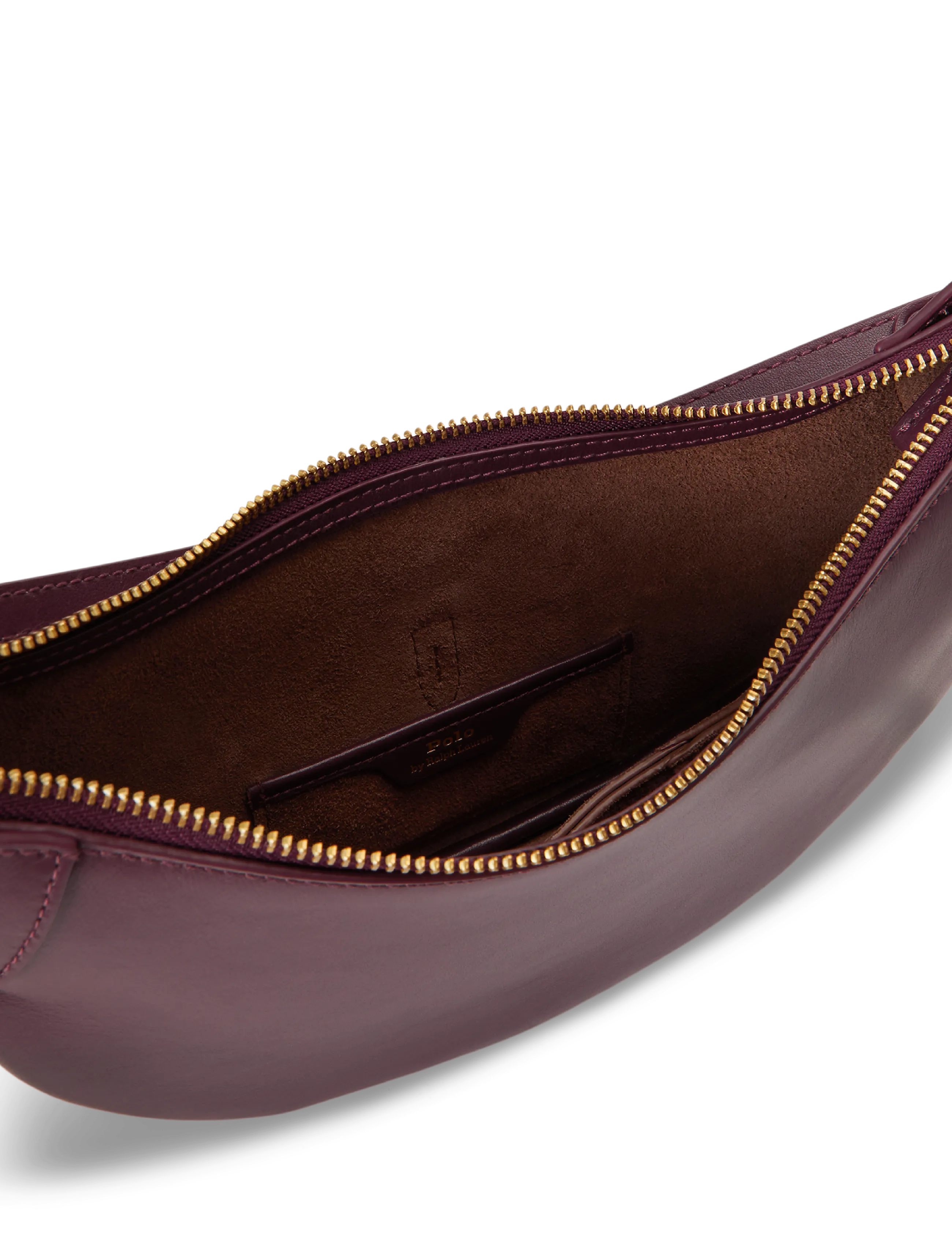 Polo Ralph Lauren - Polo ID Calfskin Mini Shoulder Bag - hverdags stil - midnight merlot - 4